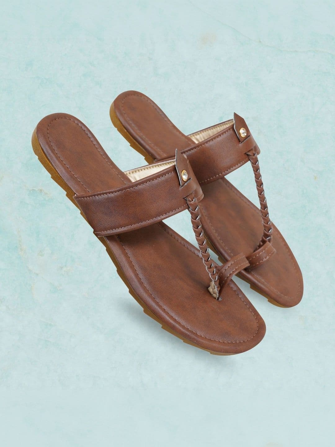 DressBerry Women One Toe Flats thumbnail 2