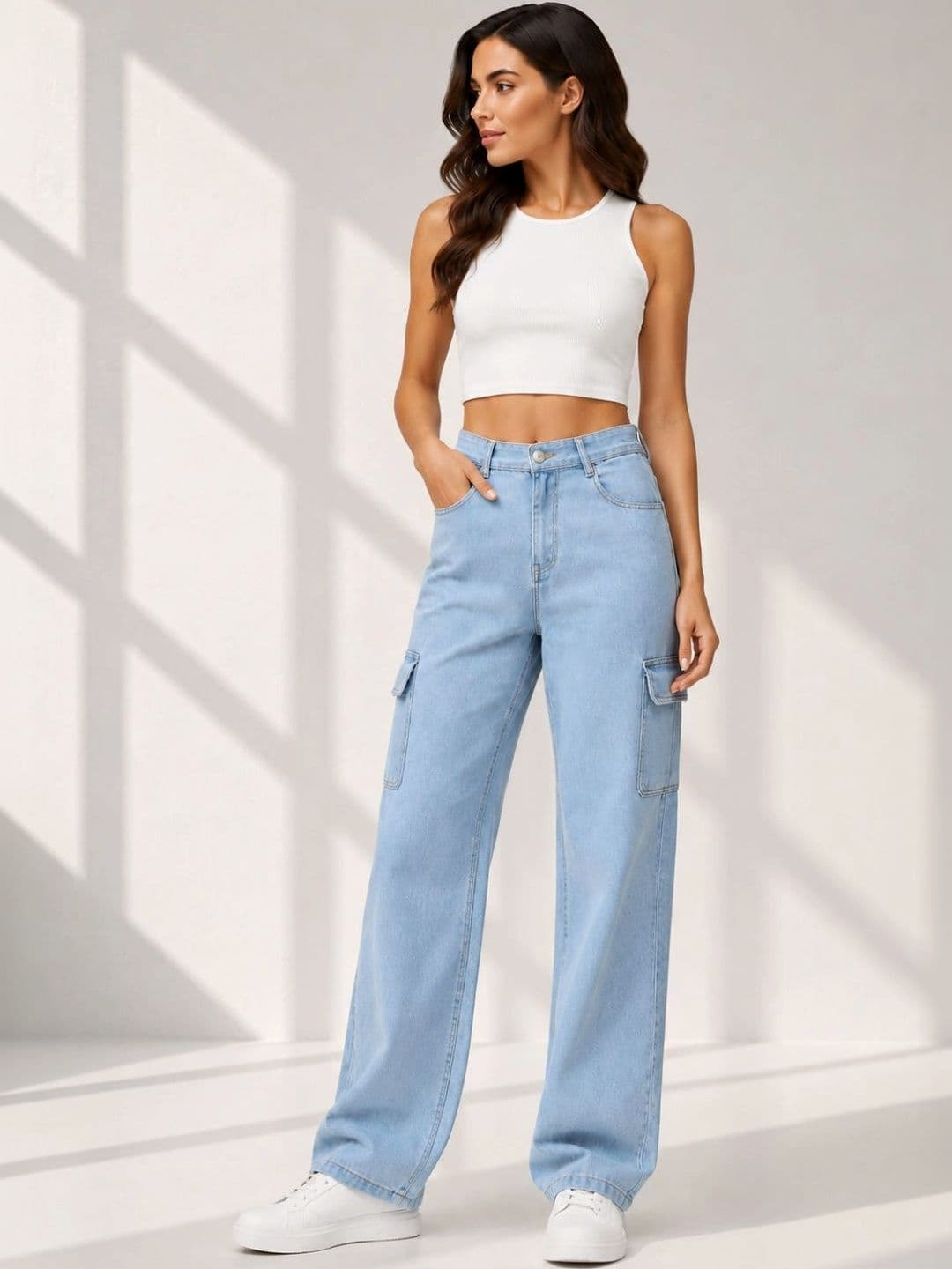 jeancherry Women Classic Regular Fit Mid-Rise Stretchable Jeans thumbnail 4