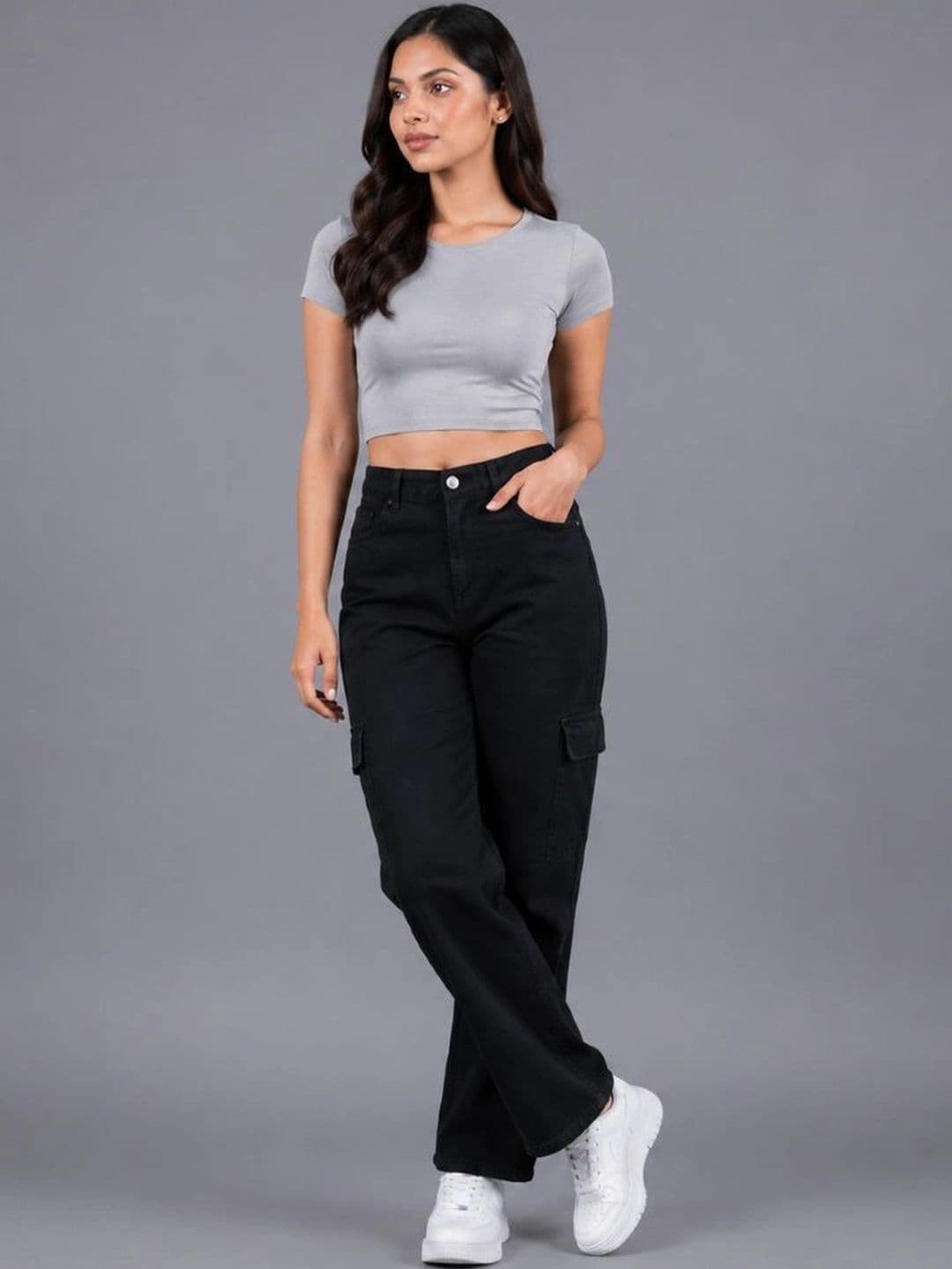 FLARING Women Classic Regular Fit Mid-Rise Stretchable Jeans thumbnail 4