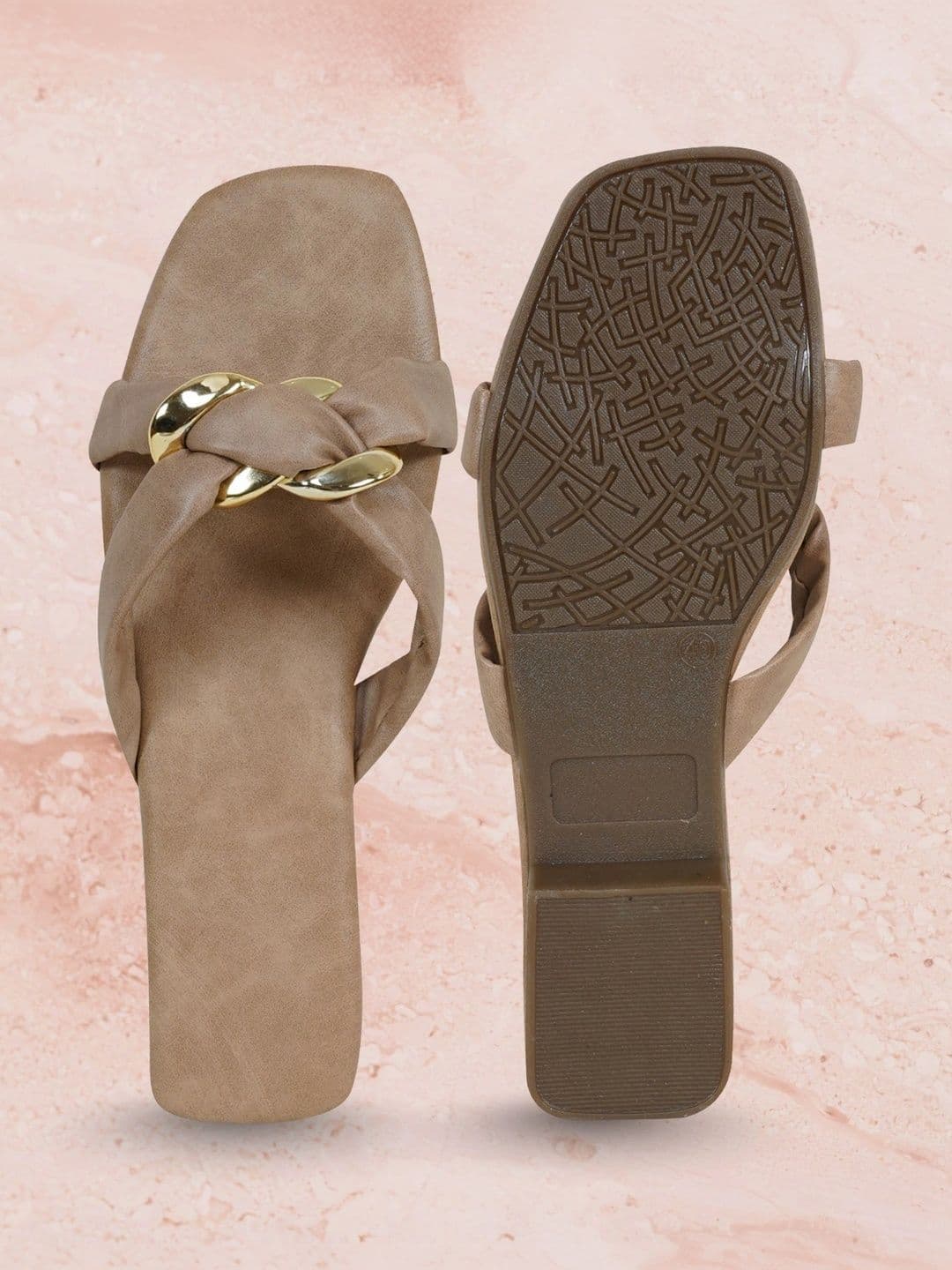 DressBerry Women Open Toe Flats with Buckles thumbnail 2