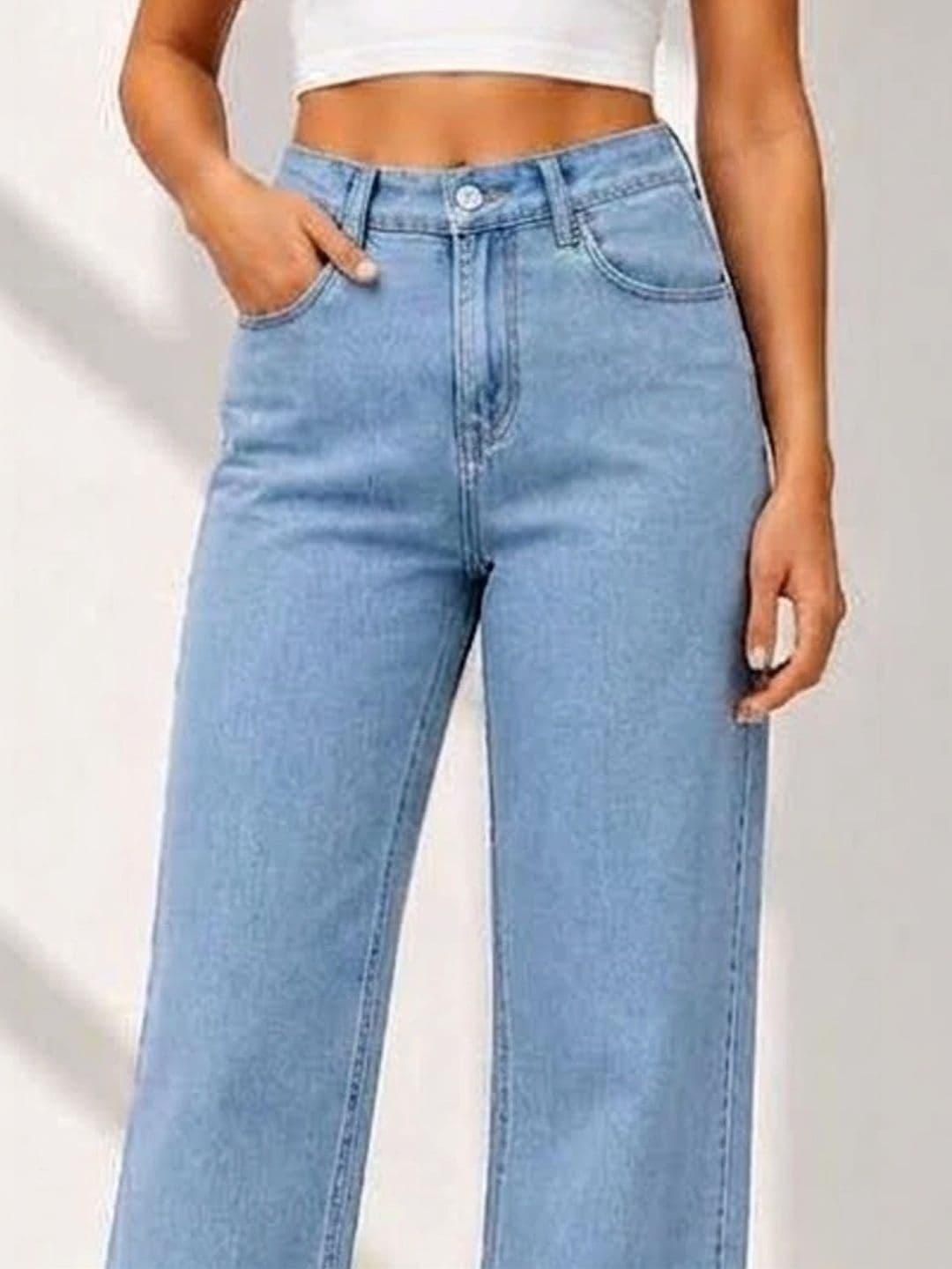 COMFITS Women Classic Regular Fit Mid-Rise Stretchable Jeans thumbnail 3