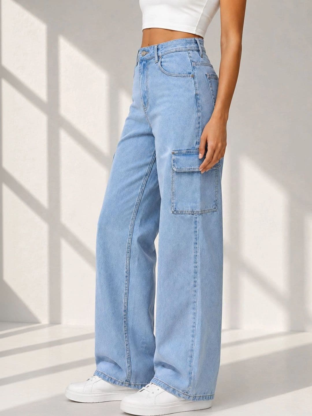 COMFITS Women Classic Regular Fit Mid-Rise Stretchable Jeans thumbnail 2