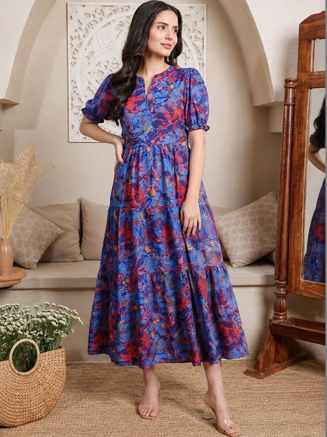 PRESHA Women Floral Printed Floral Kurta thumbnail 5