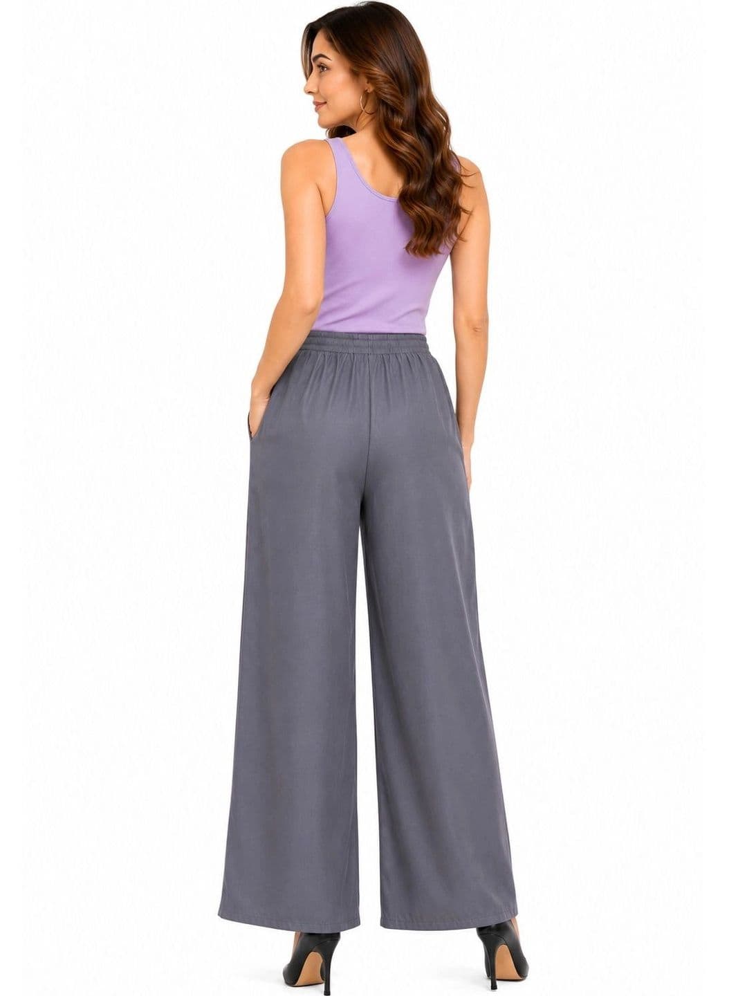 Threadbloom Women Knitted Palazzos thumbnail 2