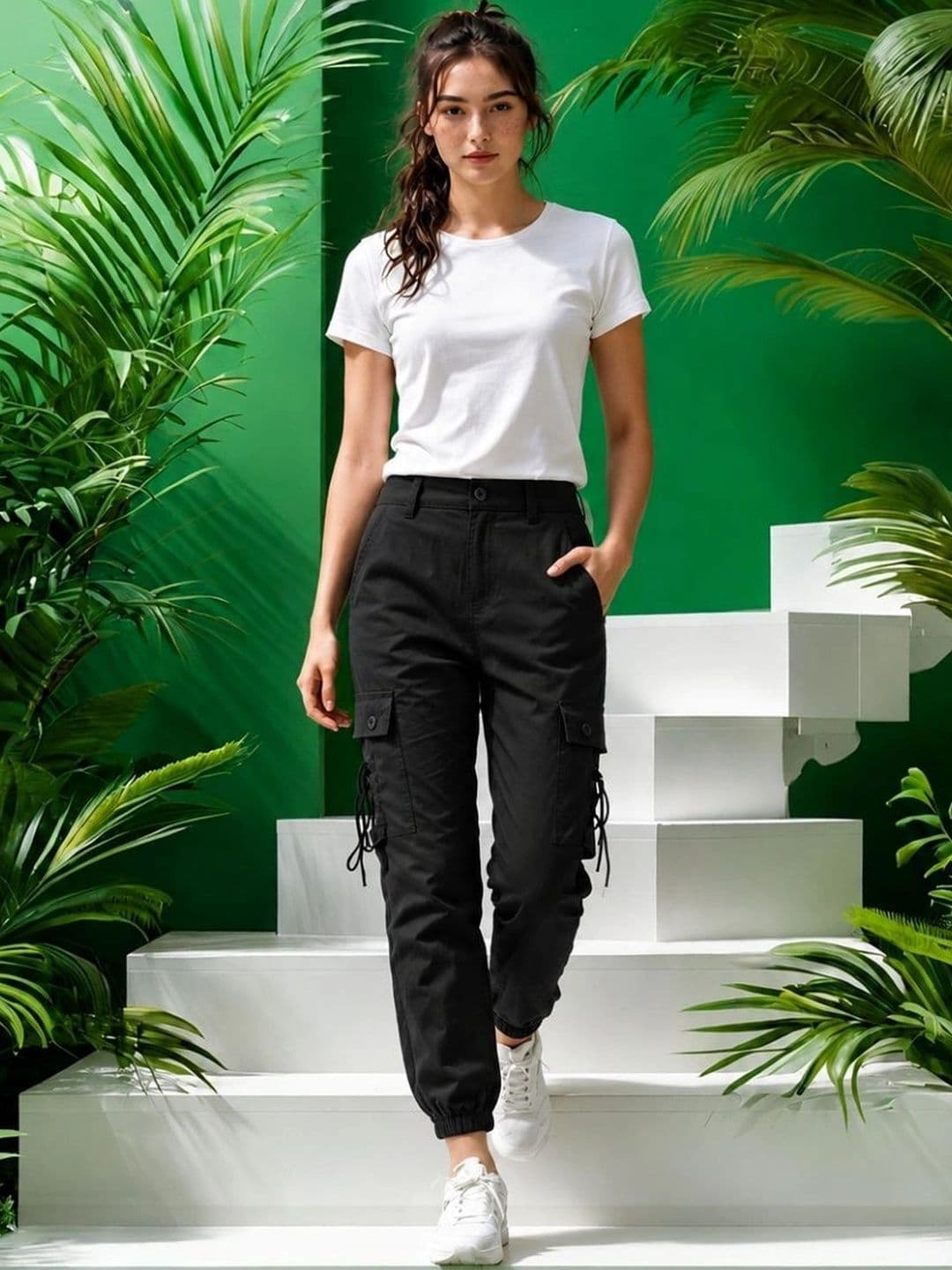 FLARING Women Classic Regular Fit Mid-Rise Coated Stretchable Jeans thumbnail 2