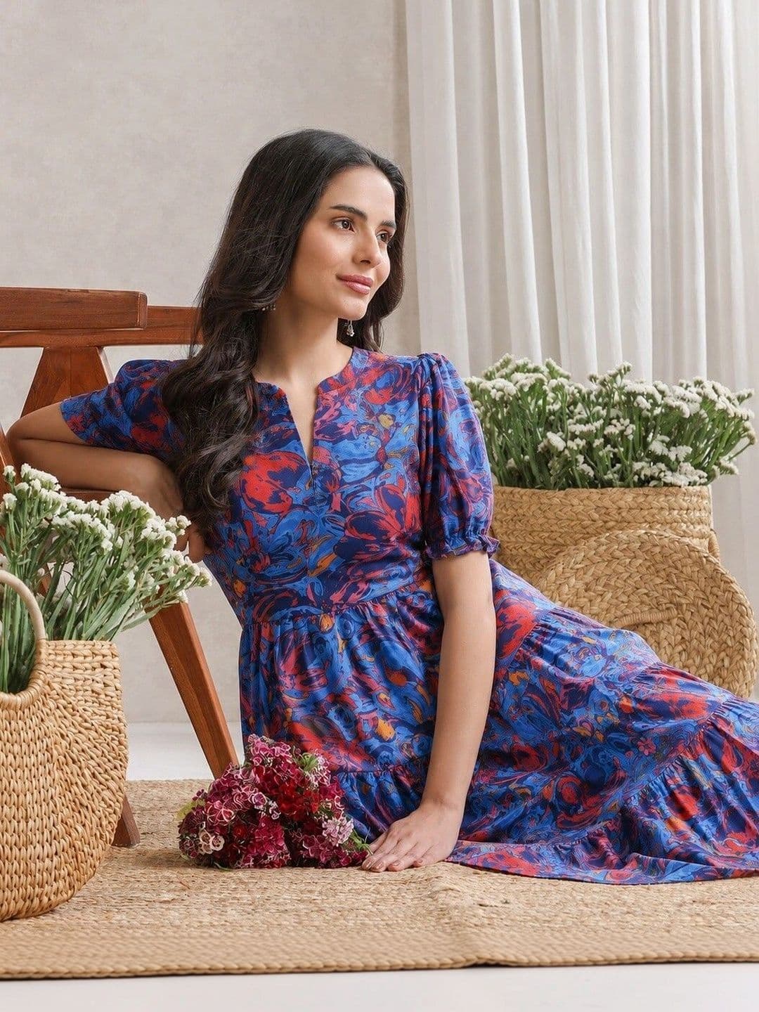 PRESHA Women Floral Printed Floral Kurta - view 1