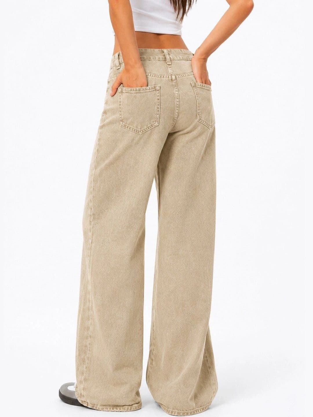 STEPLE DENIMS Women Loose Mid-Rise Jeans thumbnail 6