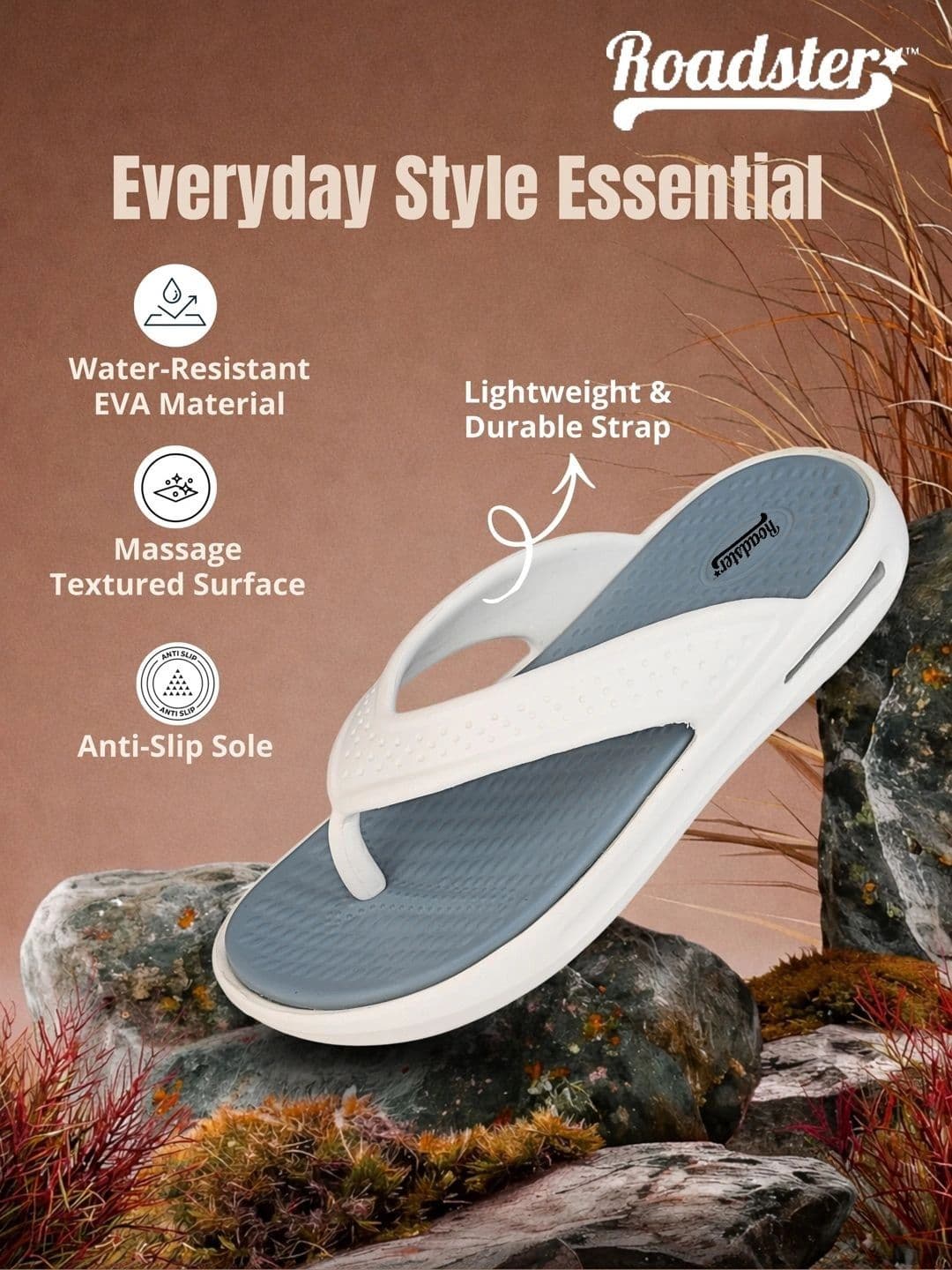 Roadster Men Thong Flip-Flops thumbnail 5