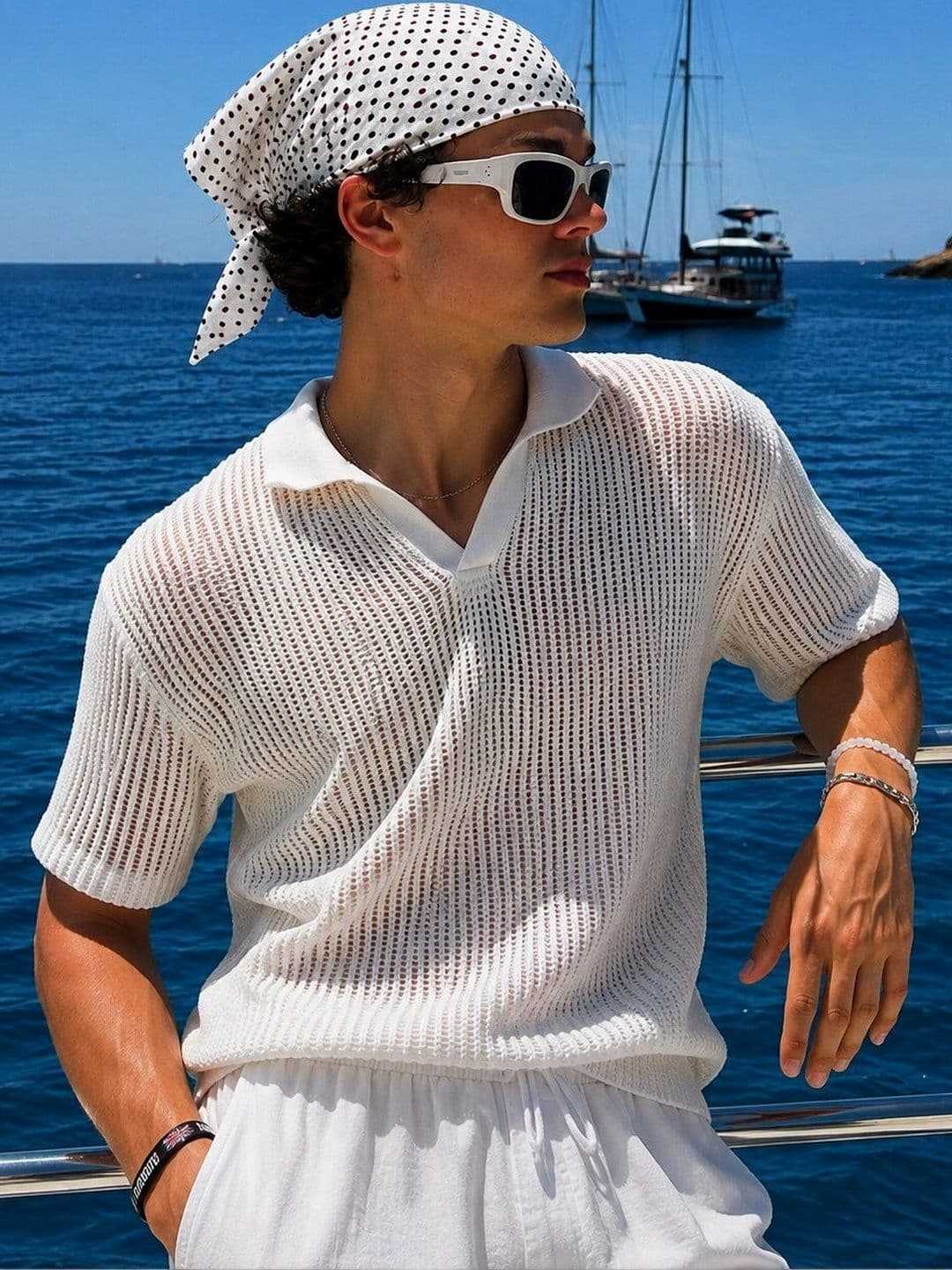 HOUSE OF PEHNAVA Men Printed Scarf - view 1