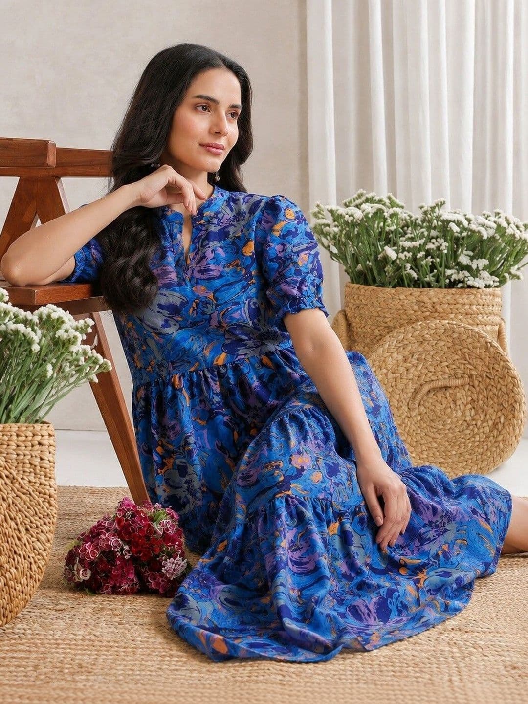 PRESHA Women Printed Anarkali Kurta thumbnail 5