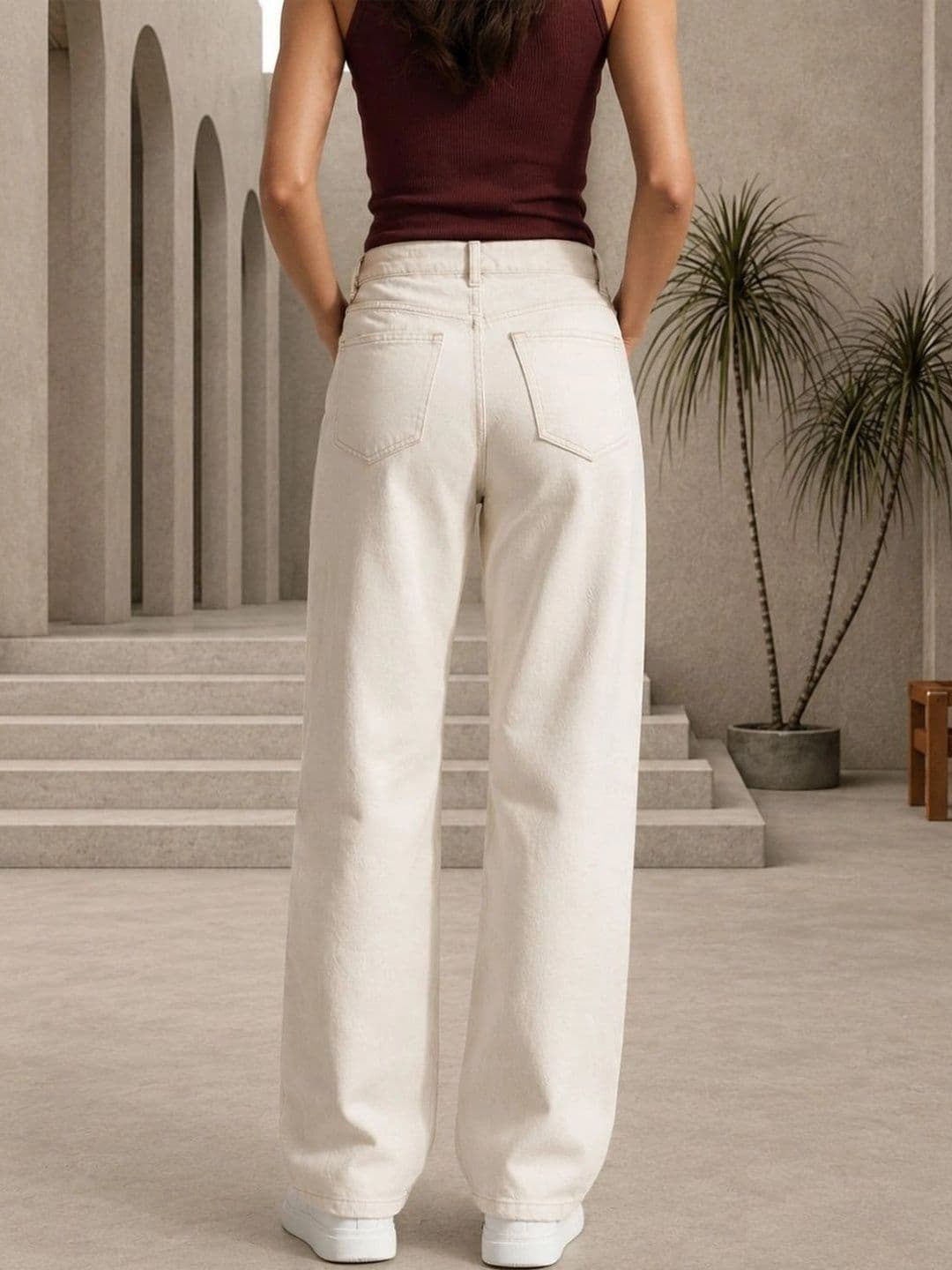 Encrypt Women Classic Regular Fit Mid-Rise Stretchable Jeans thumbnail 3