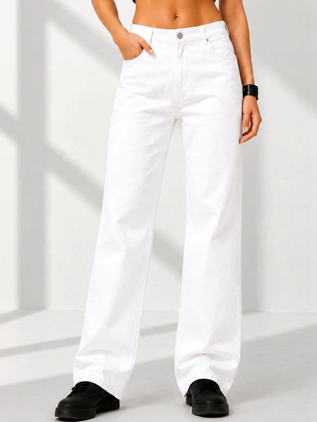 FLARING Women Classic Regular Fit Mid-Rise Stretchable Jeans - view 1