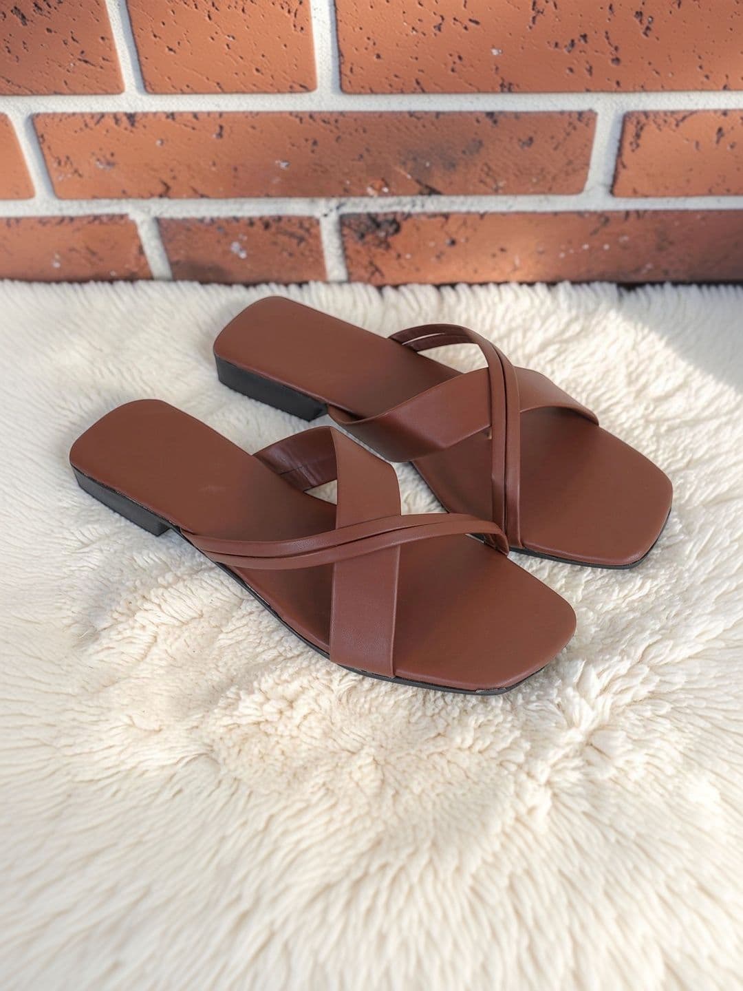 Mast & Harbour Women Open Toe Flats thumbnail 4