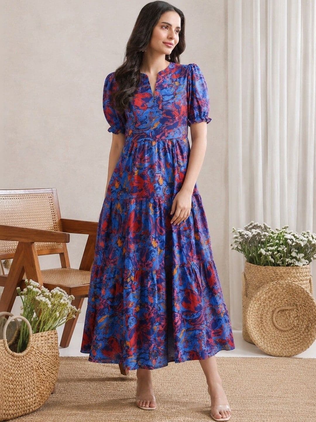 PRESHA Women Floral Printed Floral Kurta thumbnail 2
