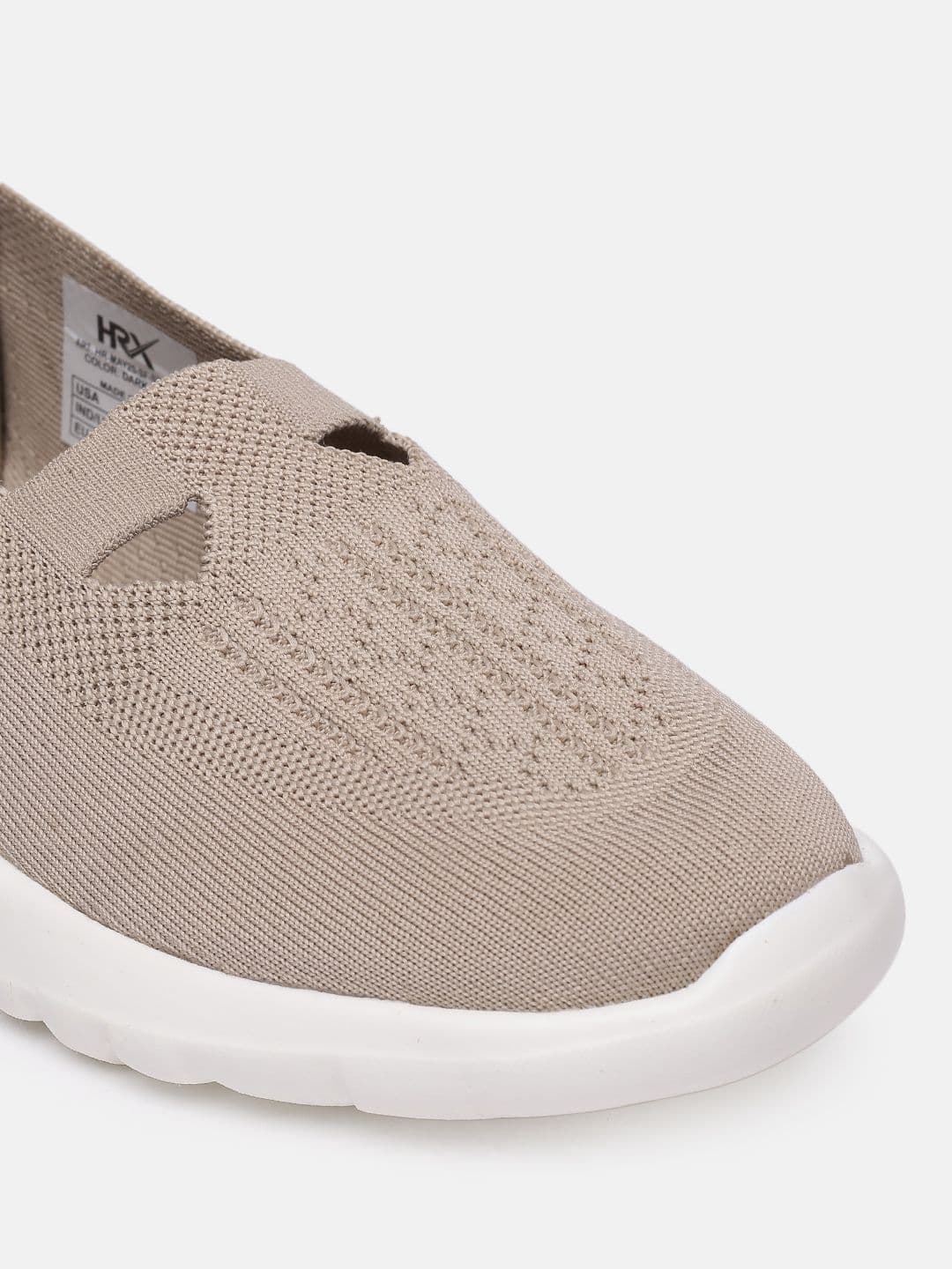 HRX by Hrithik Roshan Women Woven Design Slip-On Sneakers thumbnail 5