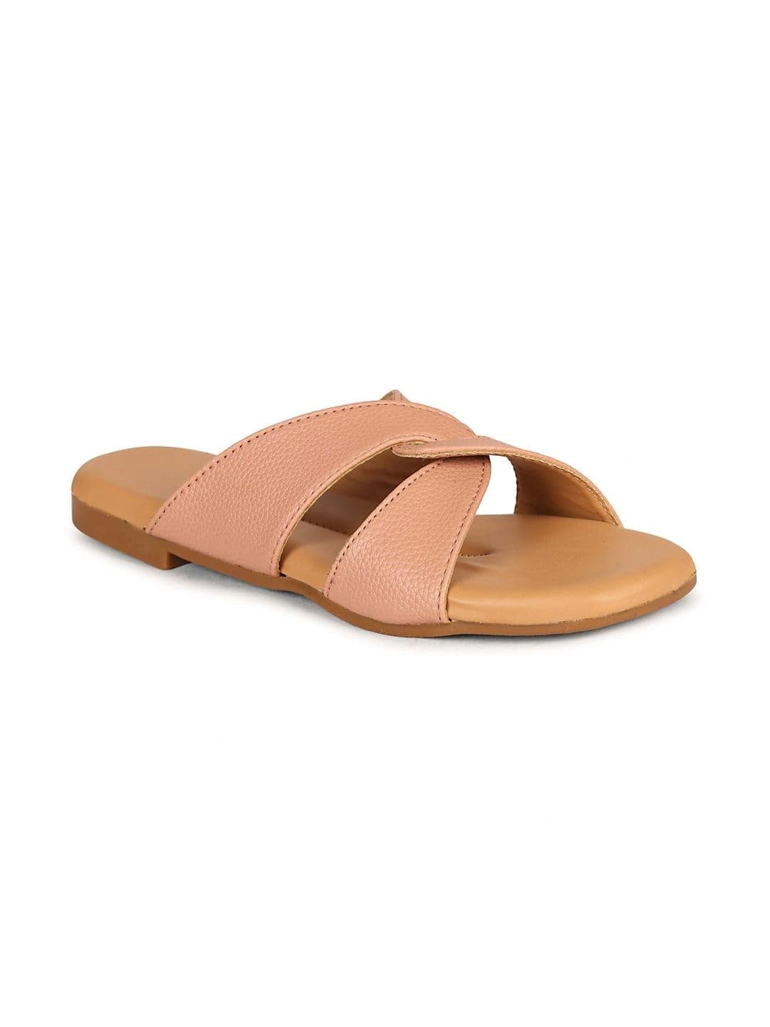 Moda Rapido Women Textured Open Toe Flats thumbnail 6