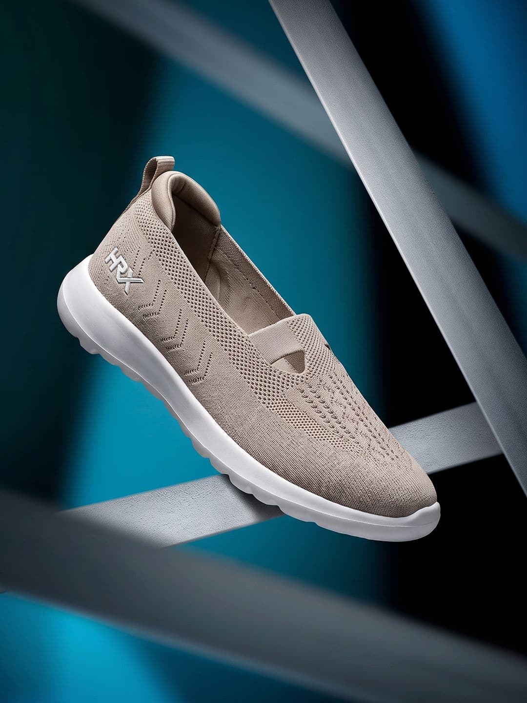 HRX by Hrithik Roshan Women Woven Design Slip-On Sneakers - view 1