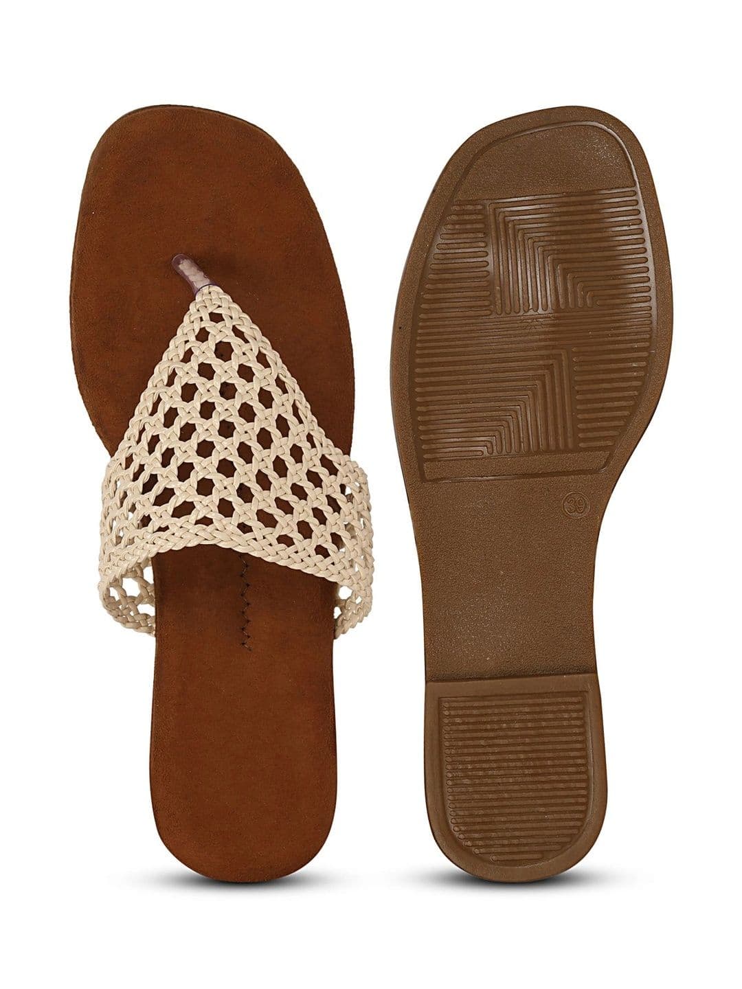 Moda Rapido Women Open Toe Flats thumbnail 3