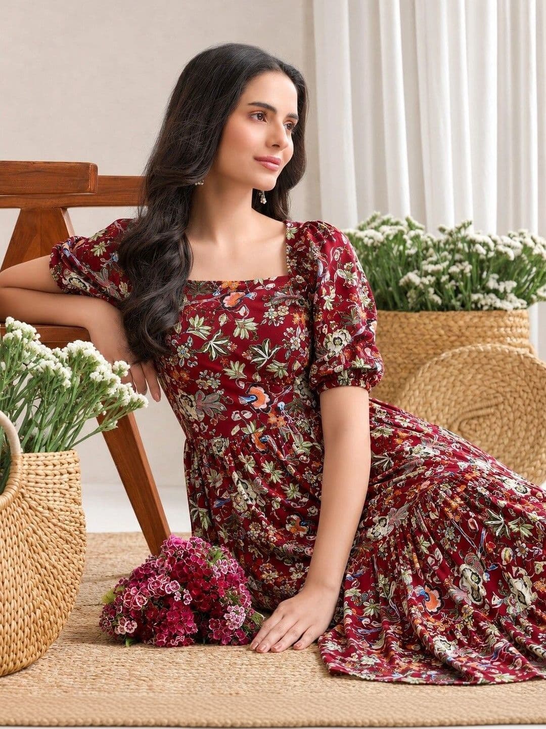 PRESHA Women Floral Printed Floral Kurta - view 1