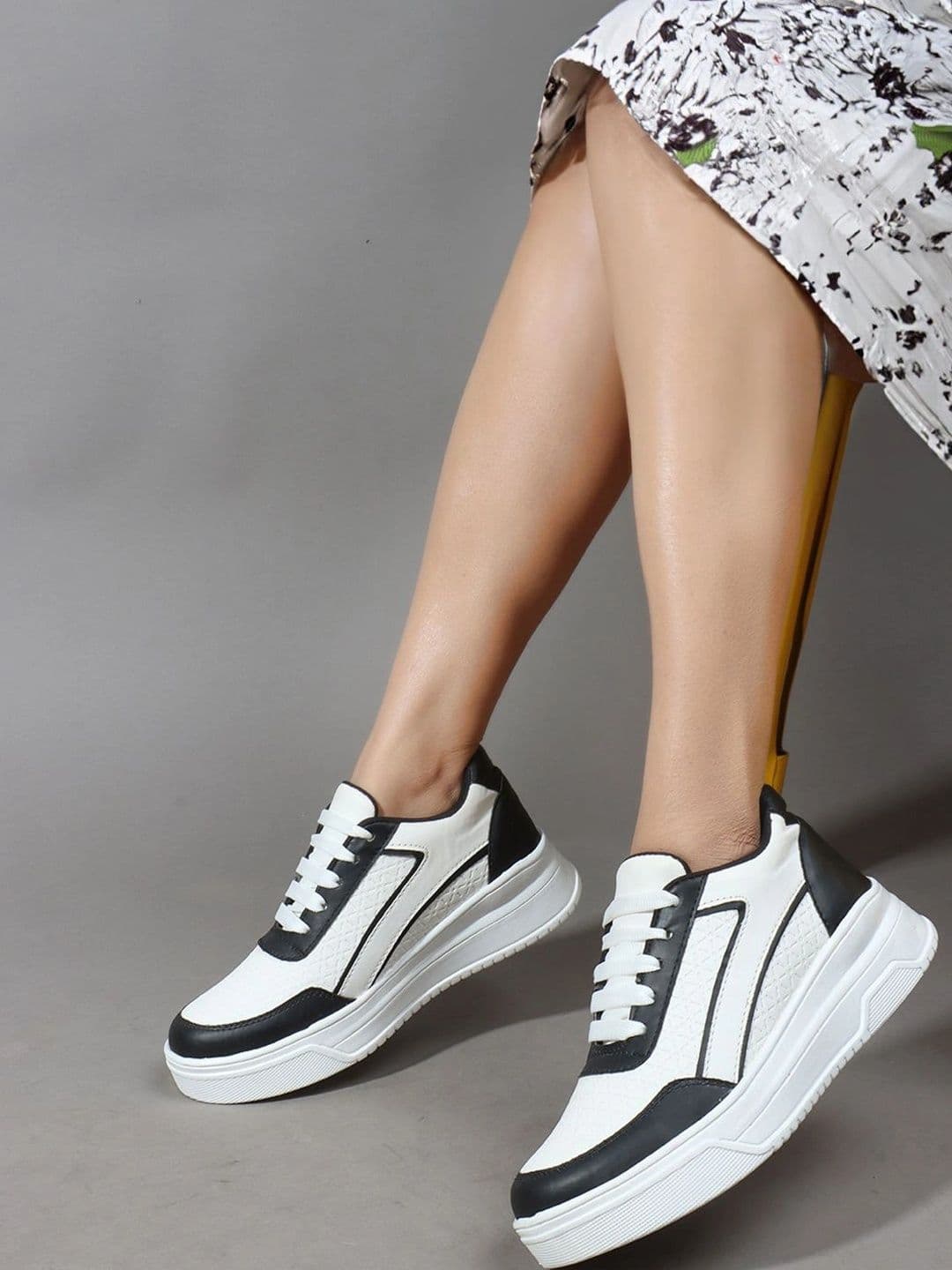 CORSICA Women Textured PU Sneakers - view 1