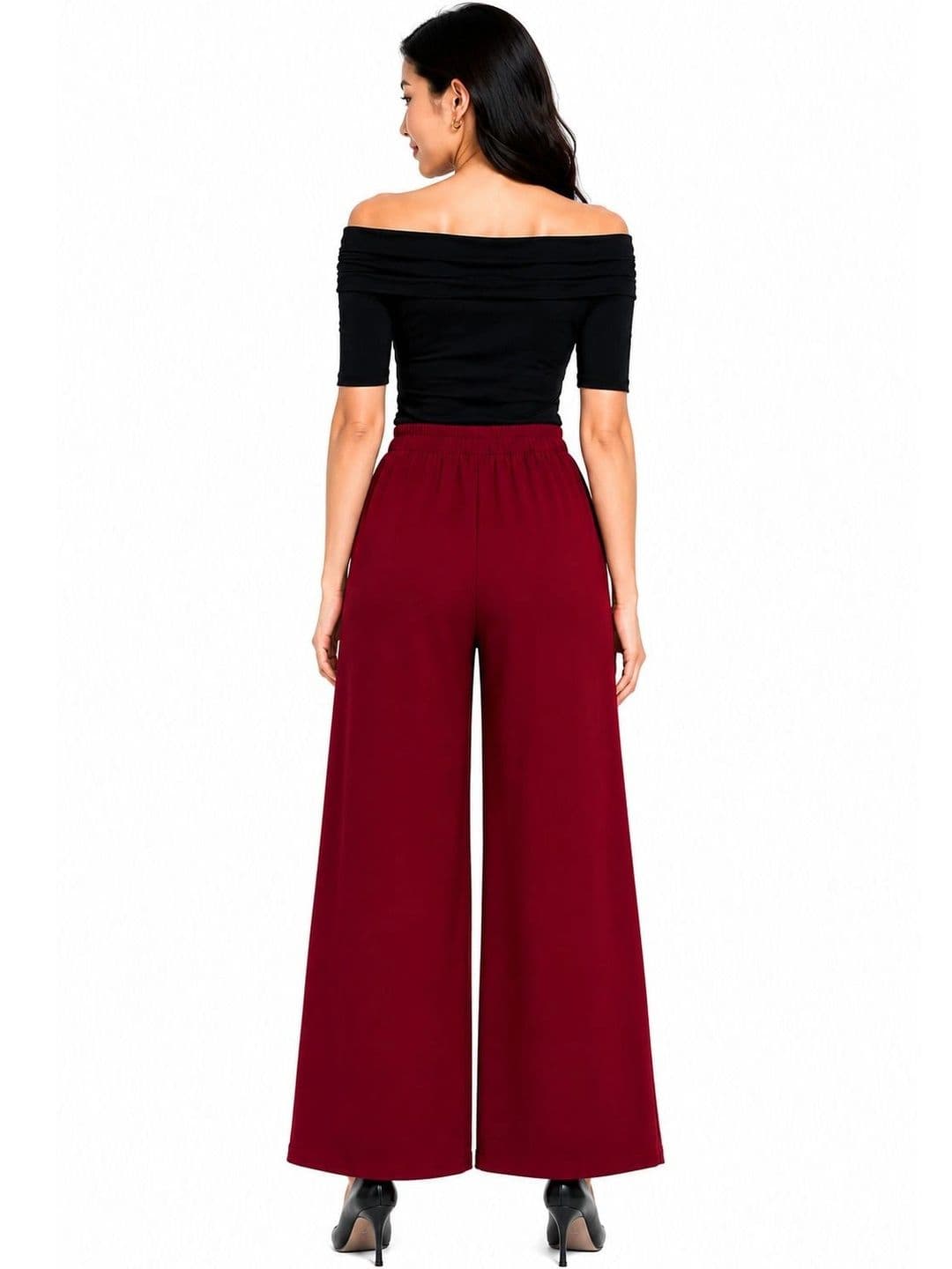 Threadbloom Women Knitted Palazzos thumbnail 3