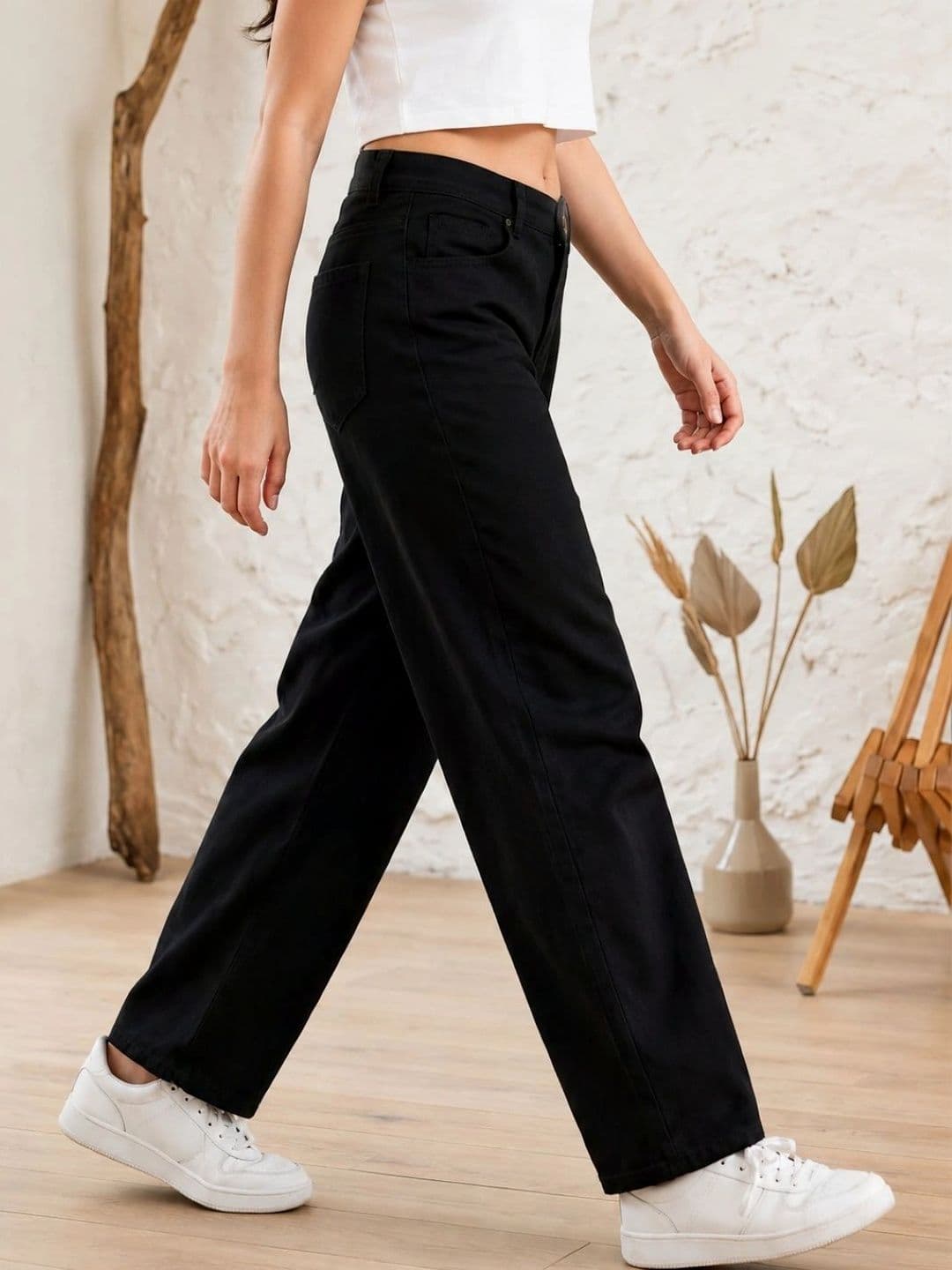 FLARING Women Classic Regular Fit Mid-Rise Stretchable Jeans thumbnail 2