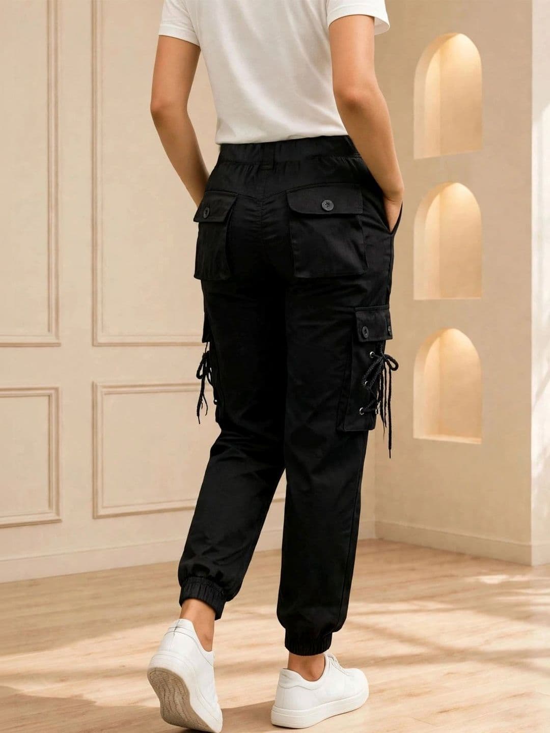 FLARING Women Classic Regular Fit Mid-Rise Coated Stretchable Jeans thumbnail 3