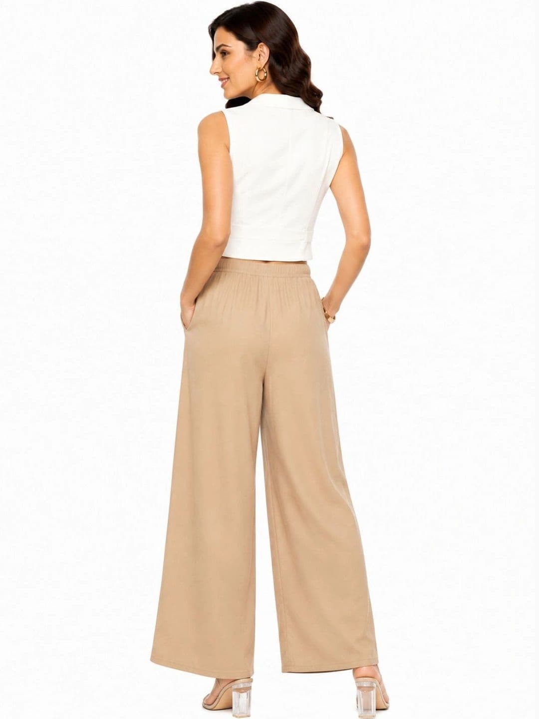 Threadbloom Women Knitted Palazzos thumbnail 2