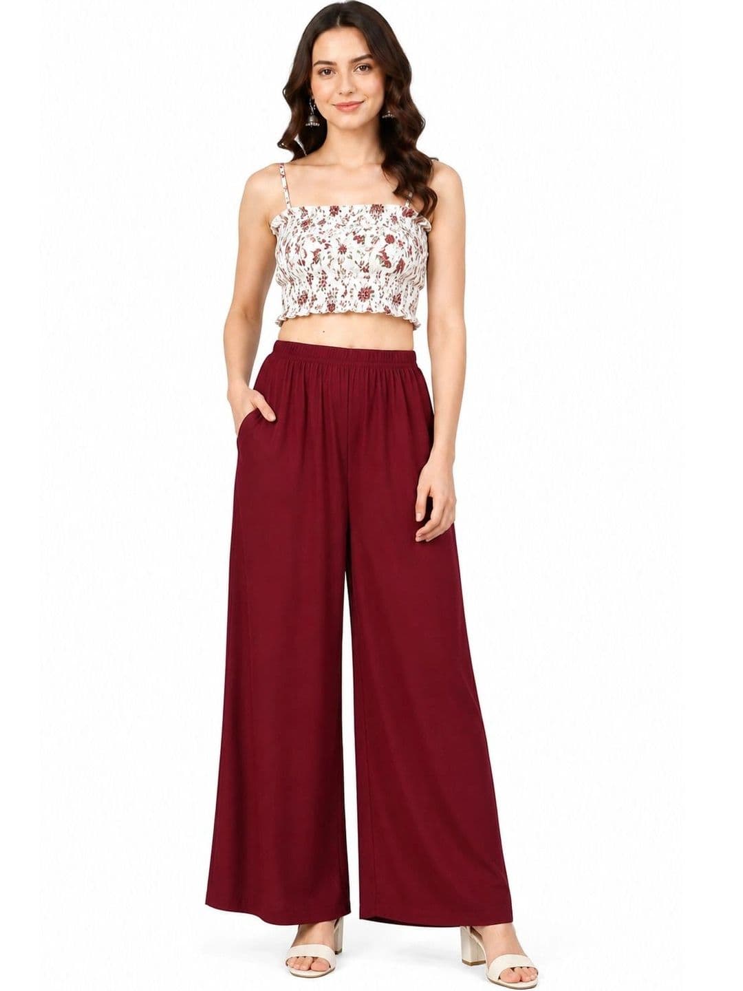 Threadbloom Women Knitted Palazzos thumbnail 4