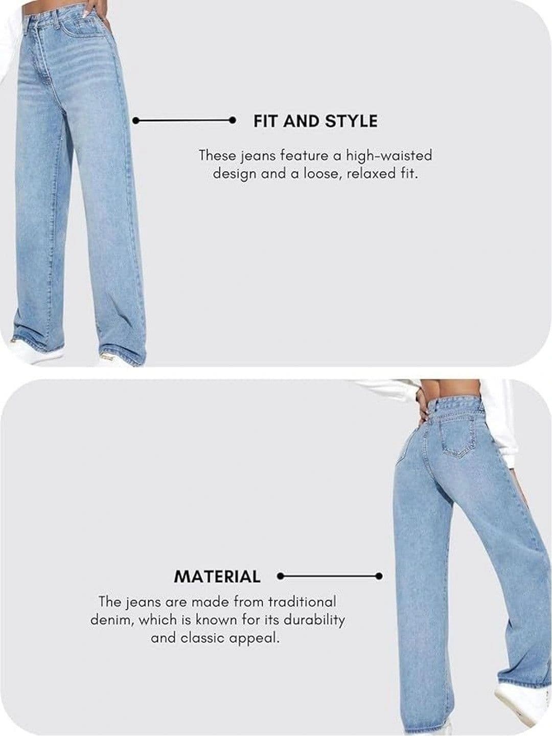 MAKPAK Women Jean Relaxed Fit High-Rise Jeans thumbnail 5