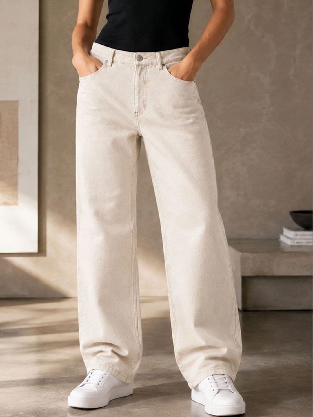 Encrypt Women Classic Regular Fit Mid-Rise Stretchable Jeans - view 1