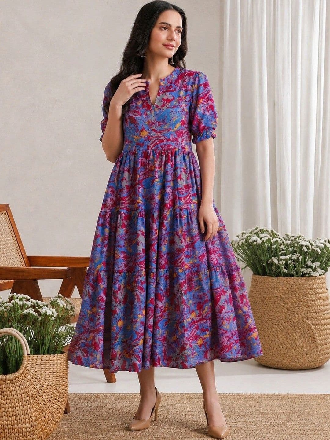 PRESHA Women Printed Kurta thumbnail 4