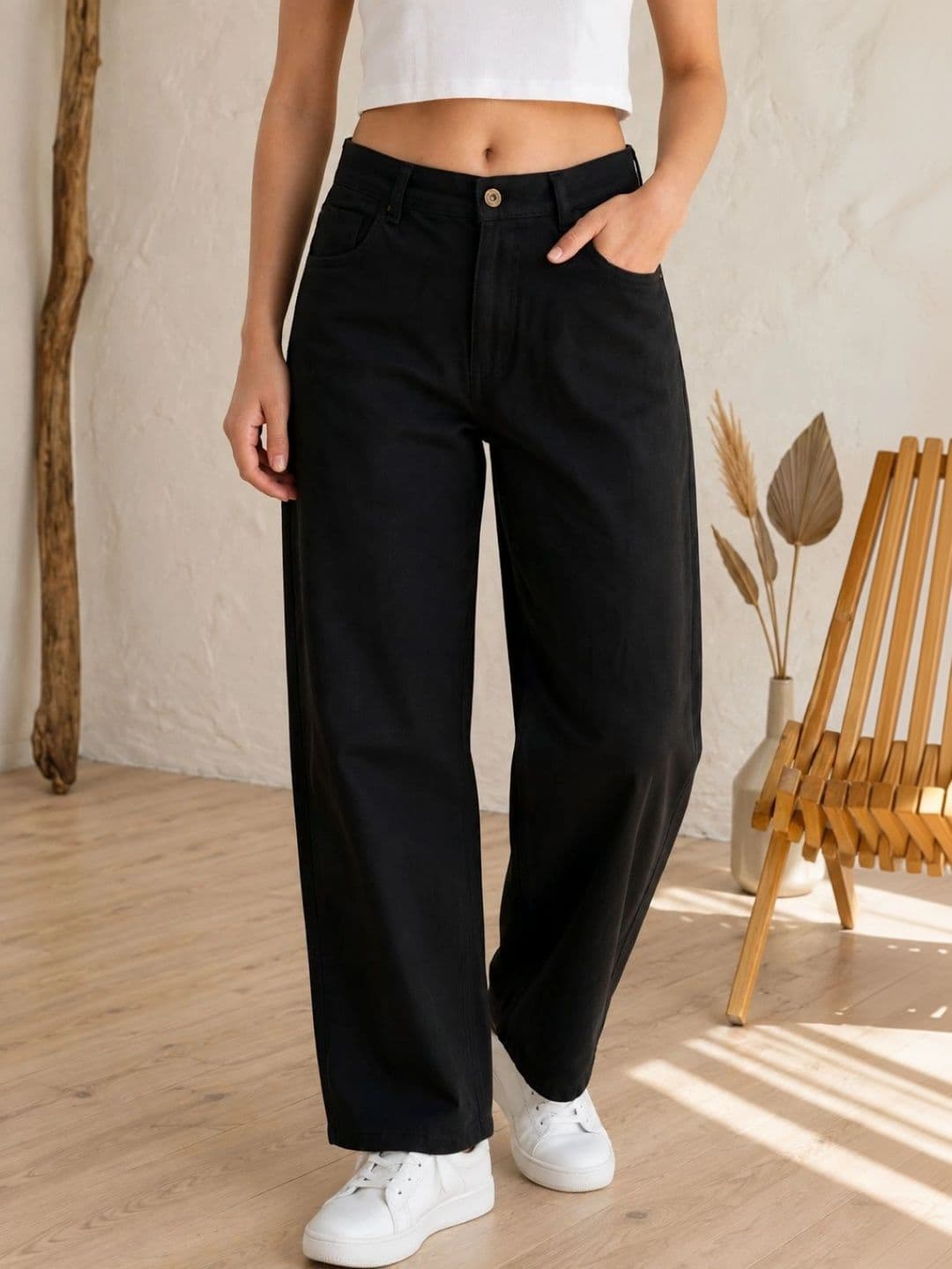 FLARING Women Classic Regular Fit Mid-Rise Stretchable Jeans - view 1