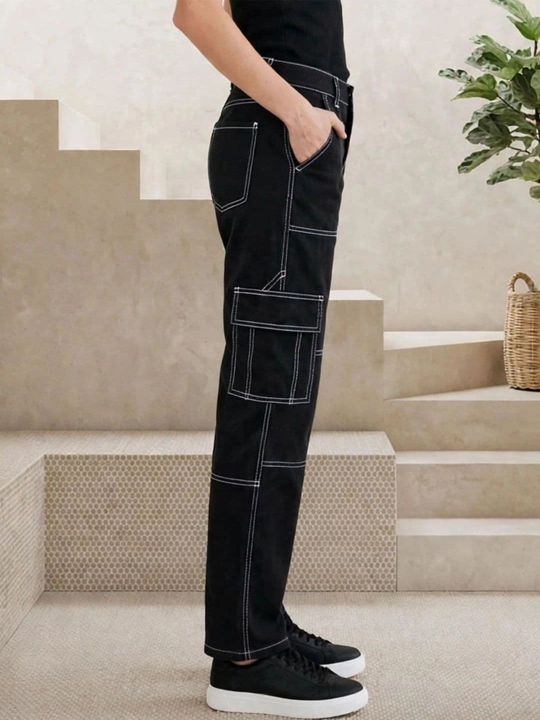 FLARING Women Classic Regular Fit Mid-Rise Stretchable Jeans thumbnail 4