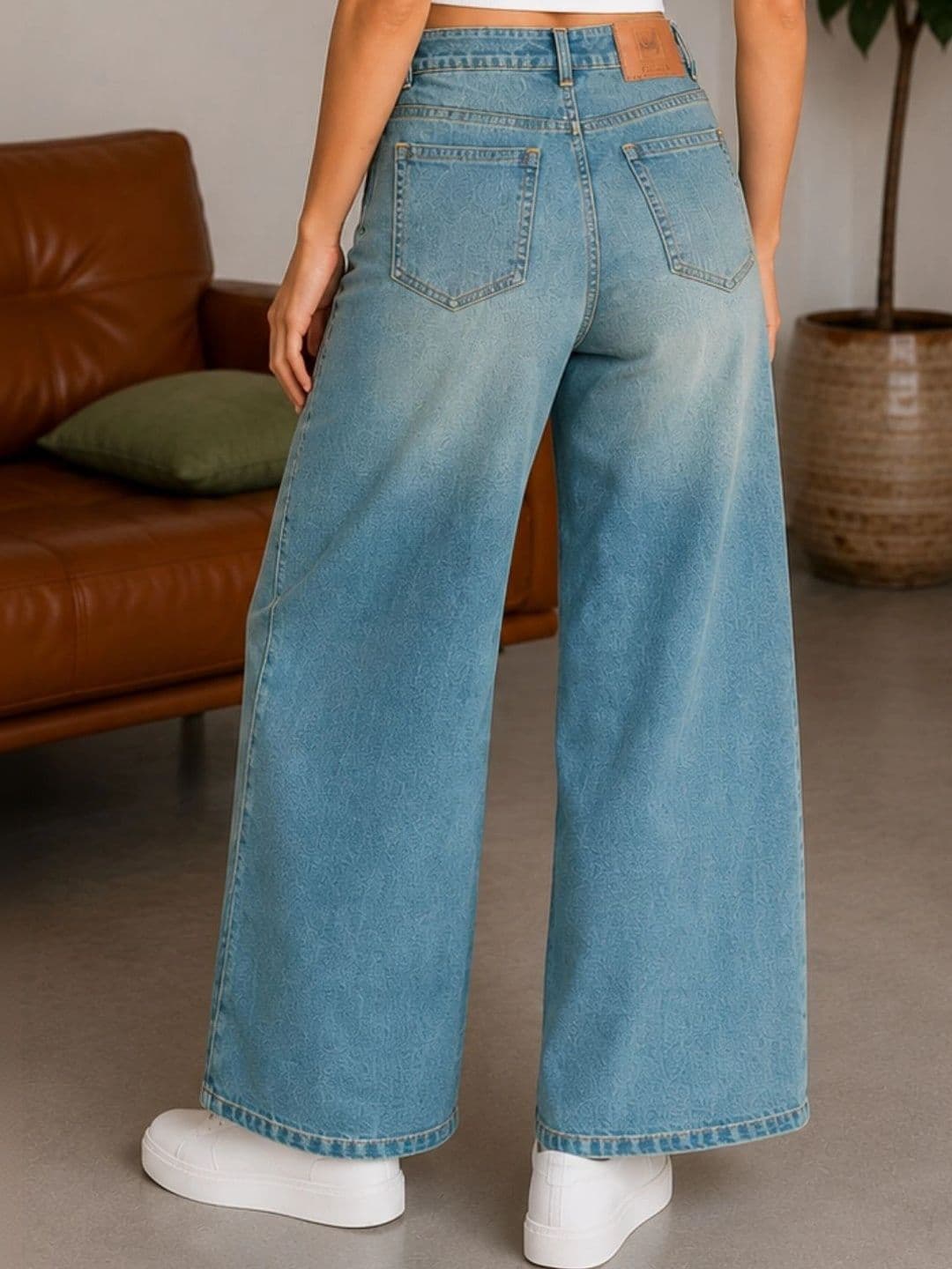 Mast & Harbour Women Relaxed Fit High-Rise Jeans thumbnail 5
