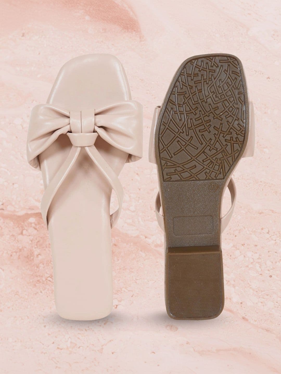 DressBerry Women Open Toe Flats with Bows thumbnail 5