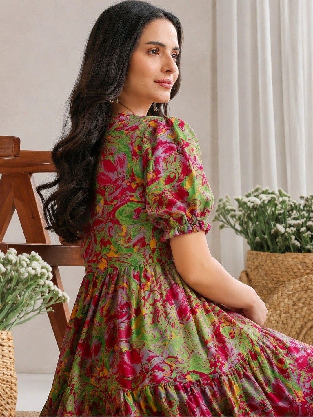 PRESHA Women Printed Kurta thumbnail 4