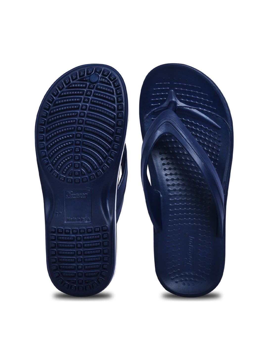 Paragon Men Textured Lightweight Rubber Thong Flip-Flops thumbnail 5