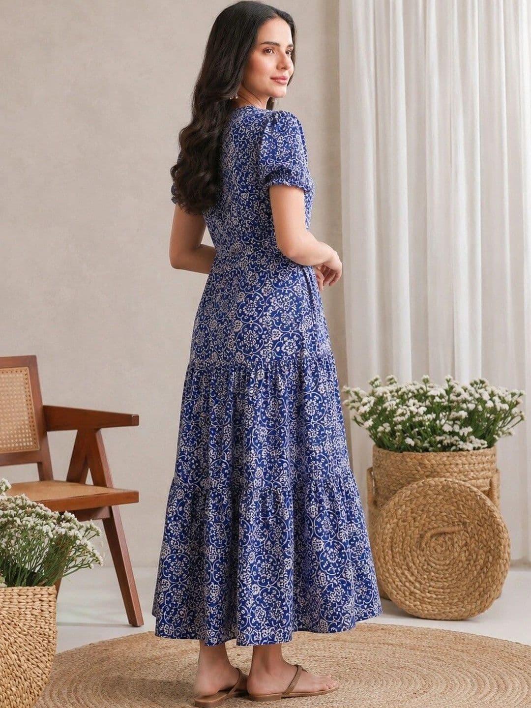 PRESHA Women Floral Printed Floral Kurta thumbnail 2