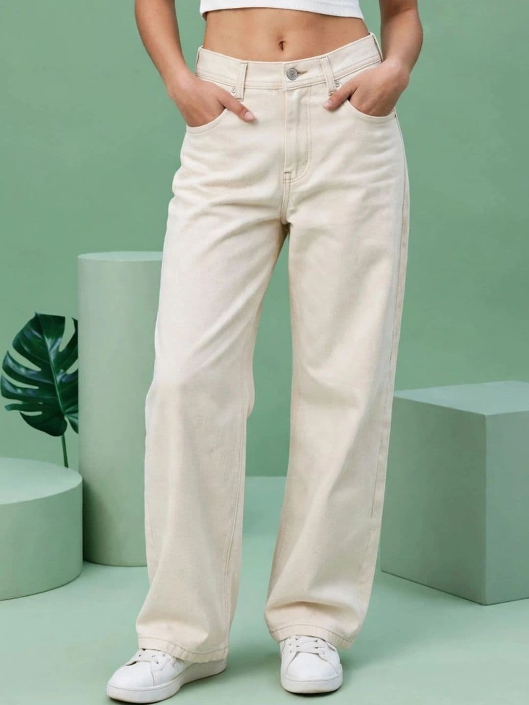 Metronaut Women Classic Regular Fit Mid-Rise Stretchable Jeans - view 1