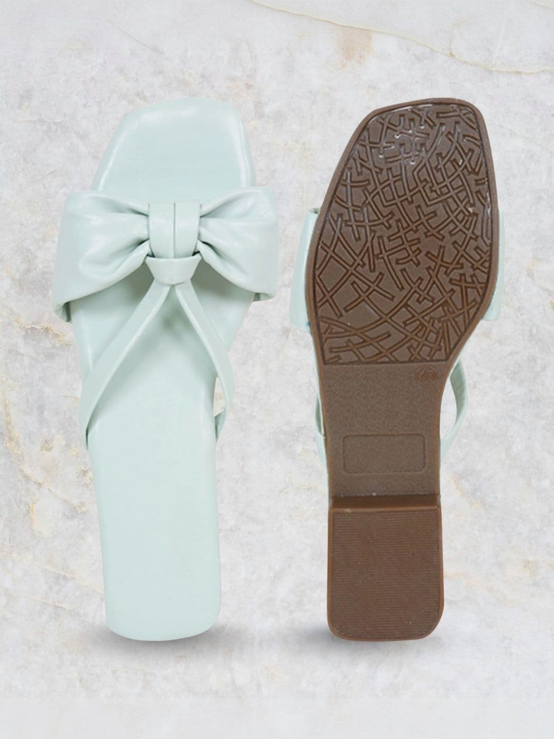 DressBerry Women Open Toe Flats with Bows thumbnail 2