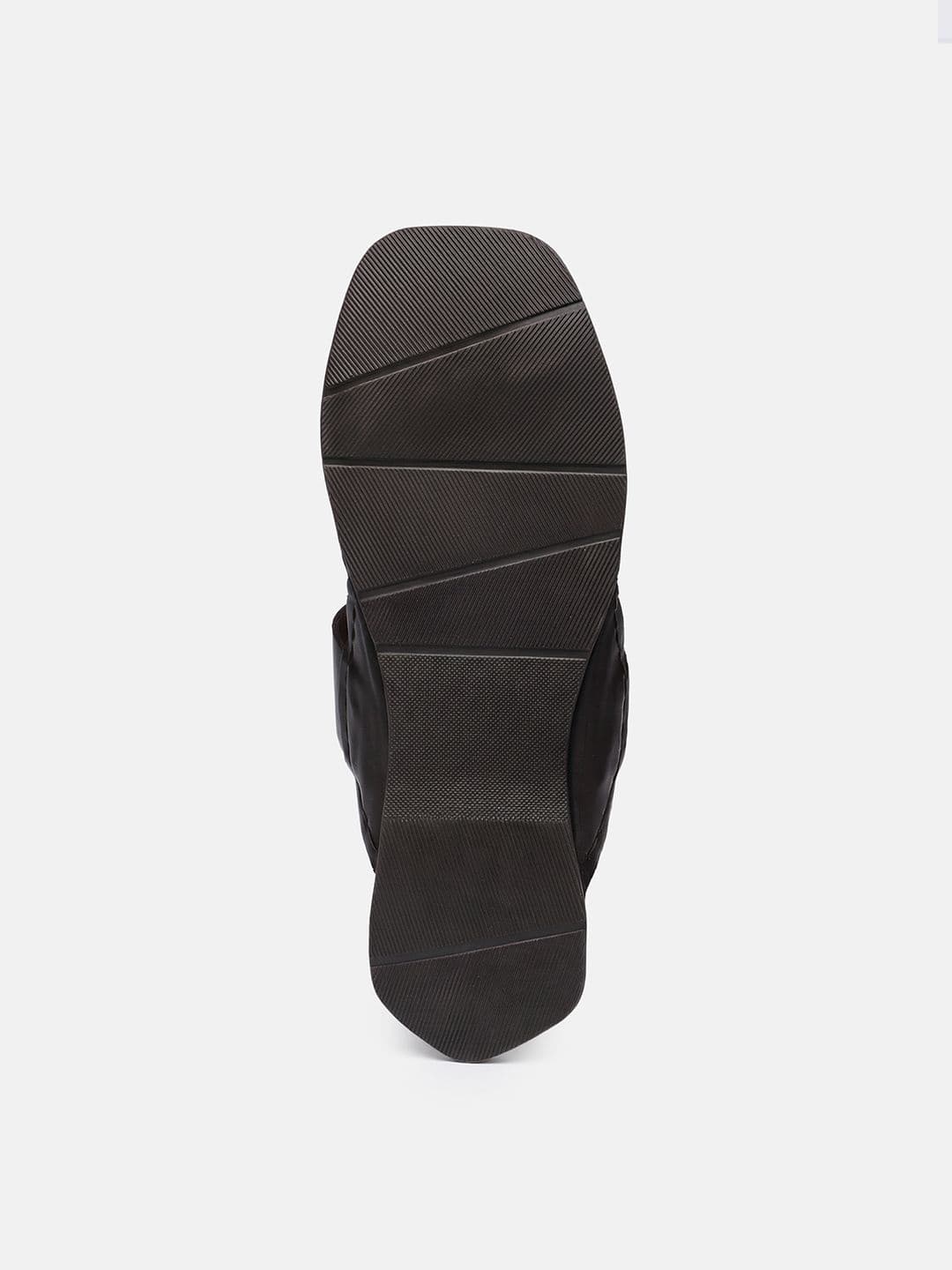House of Pataudi Men Leather Kolhapuri Comfort Sandals thumbnail 7