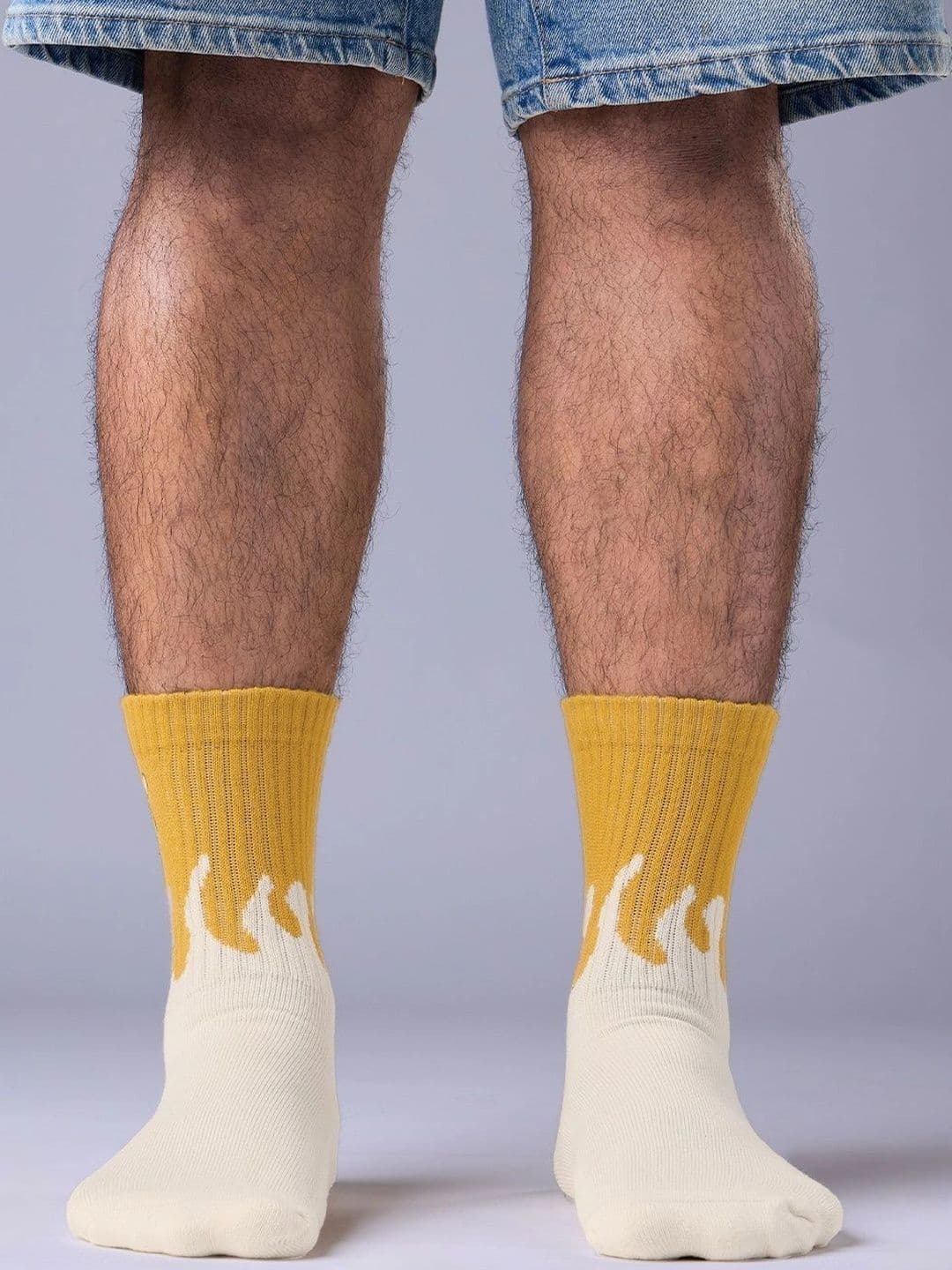 The Souled Store Unisex Cotton Blend Patterned Above Ankle Socks thumbnail 6
