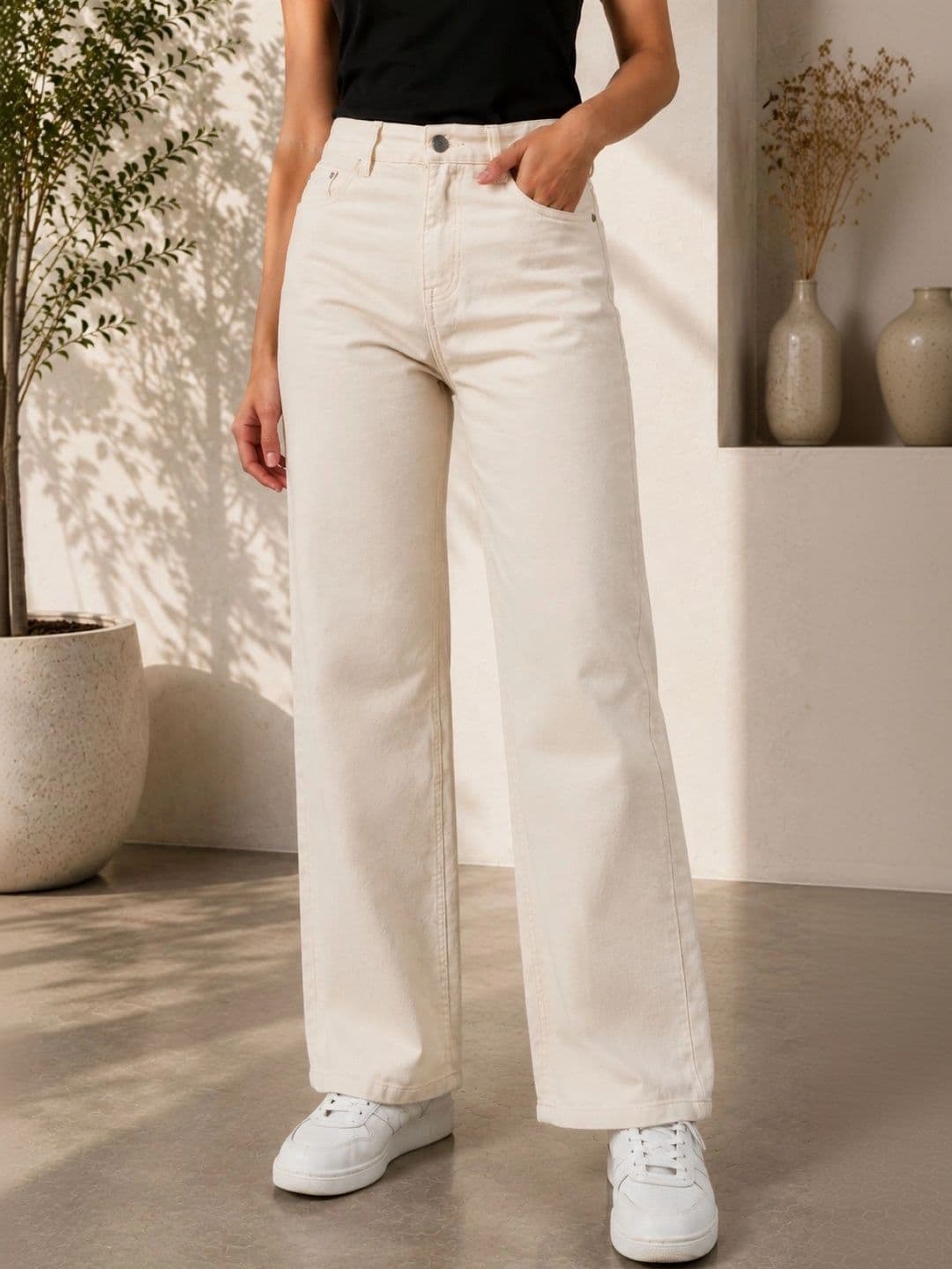 COMFITS Women Classic Regular Fit Mid-Rise Stretchable Jeans - view 1