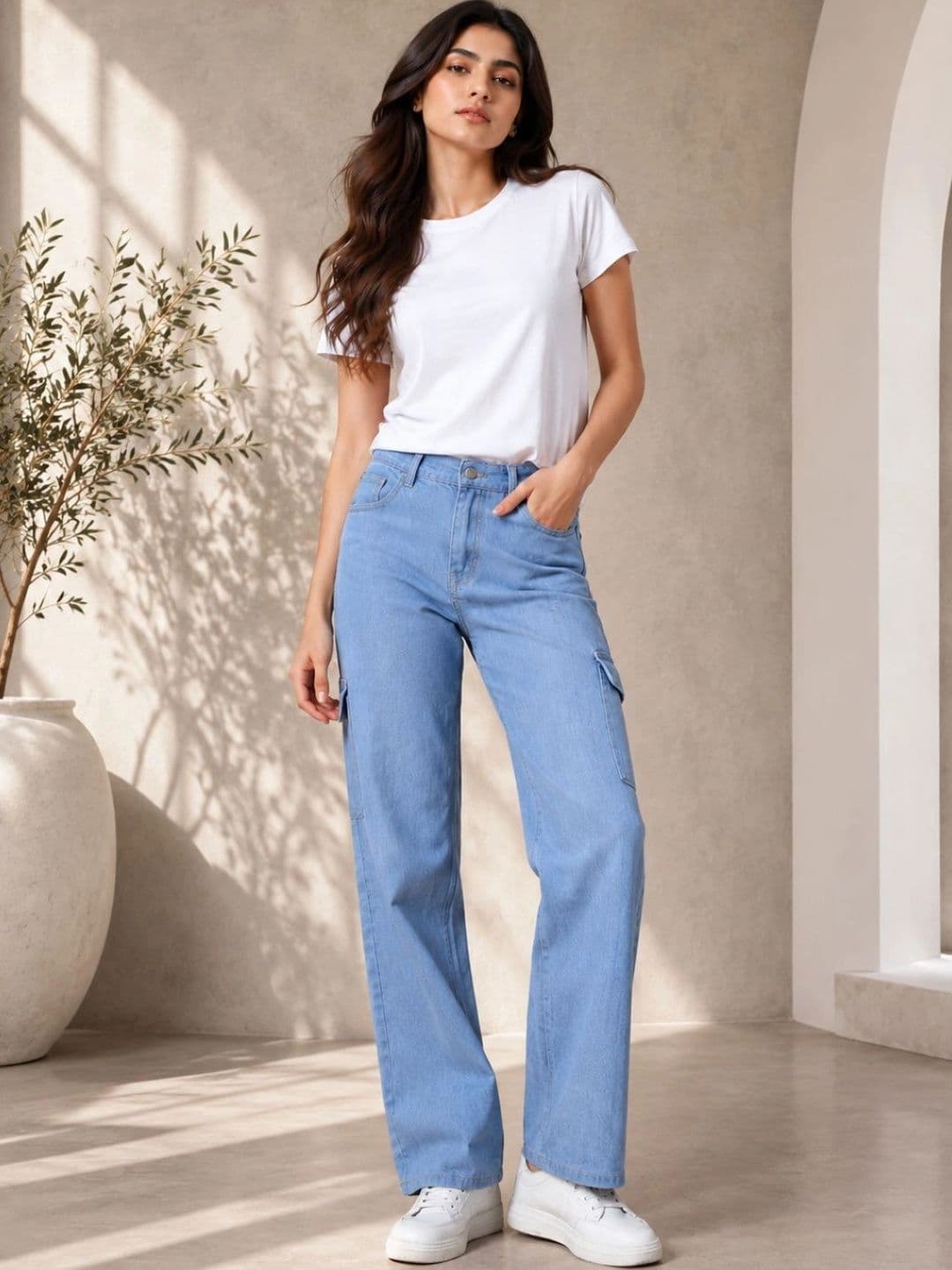 jeancherry Women Classic Regular Fit Mid-Rise Stretchable Jeans thumbnail 3