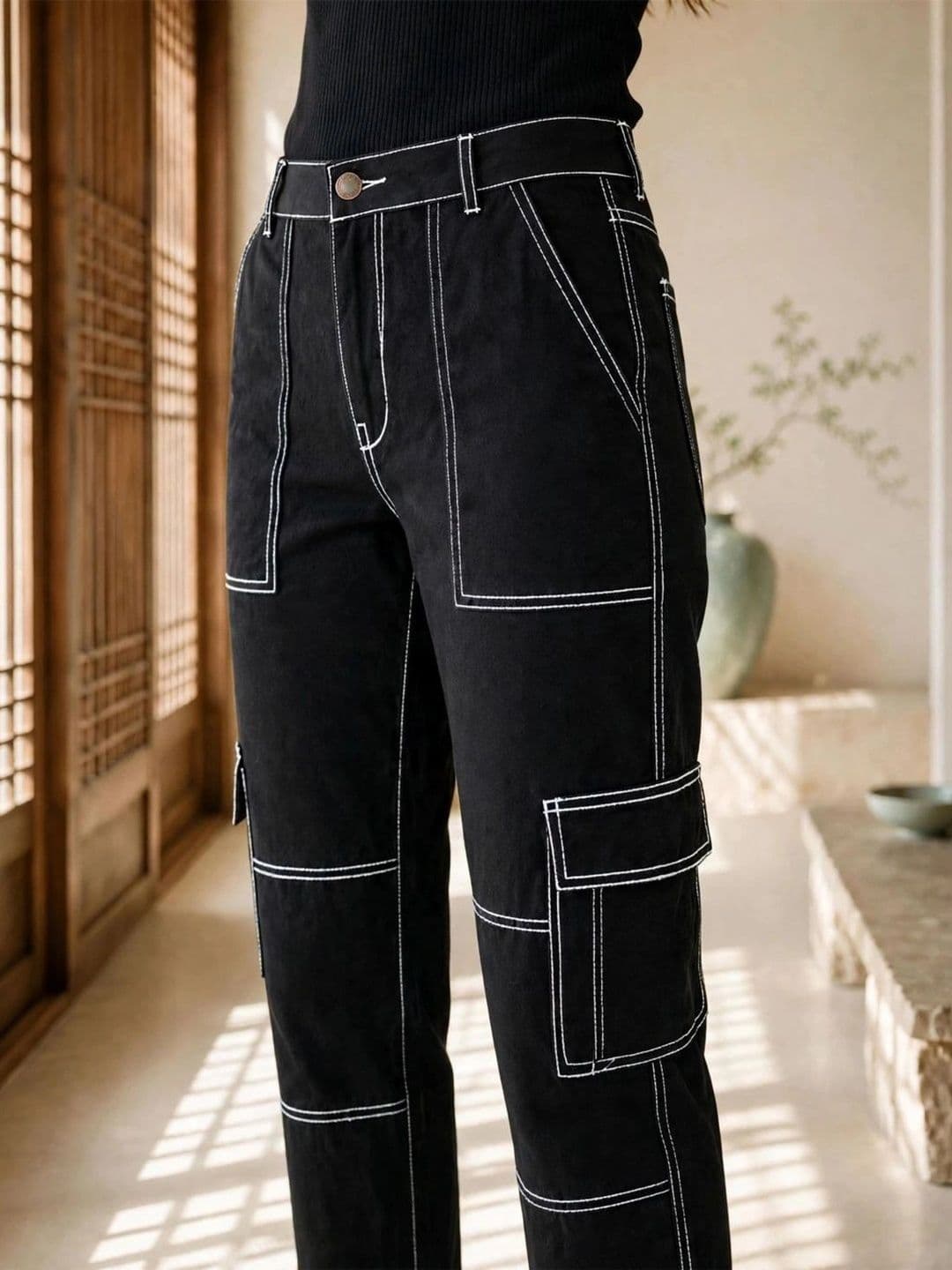 FLARING Women Classic Regular Fit Mid-Rise Stretchable Jeans thumbnail 2