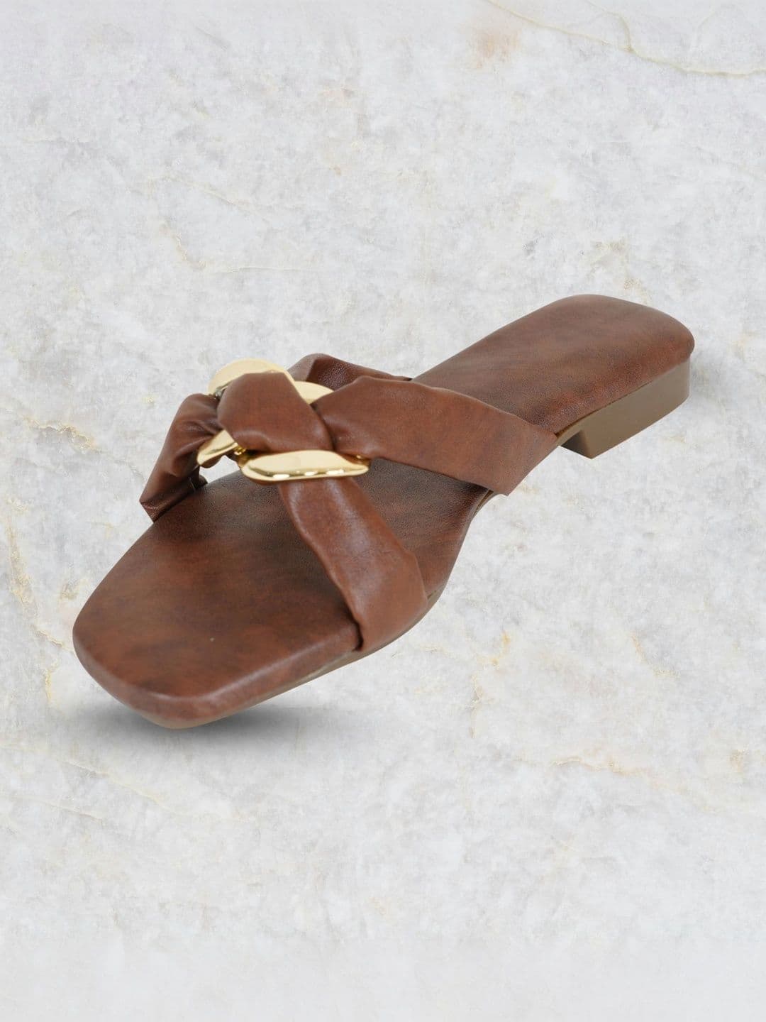 DressBerry Women Open Toe Flats with Buckles thumbnail 4