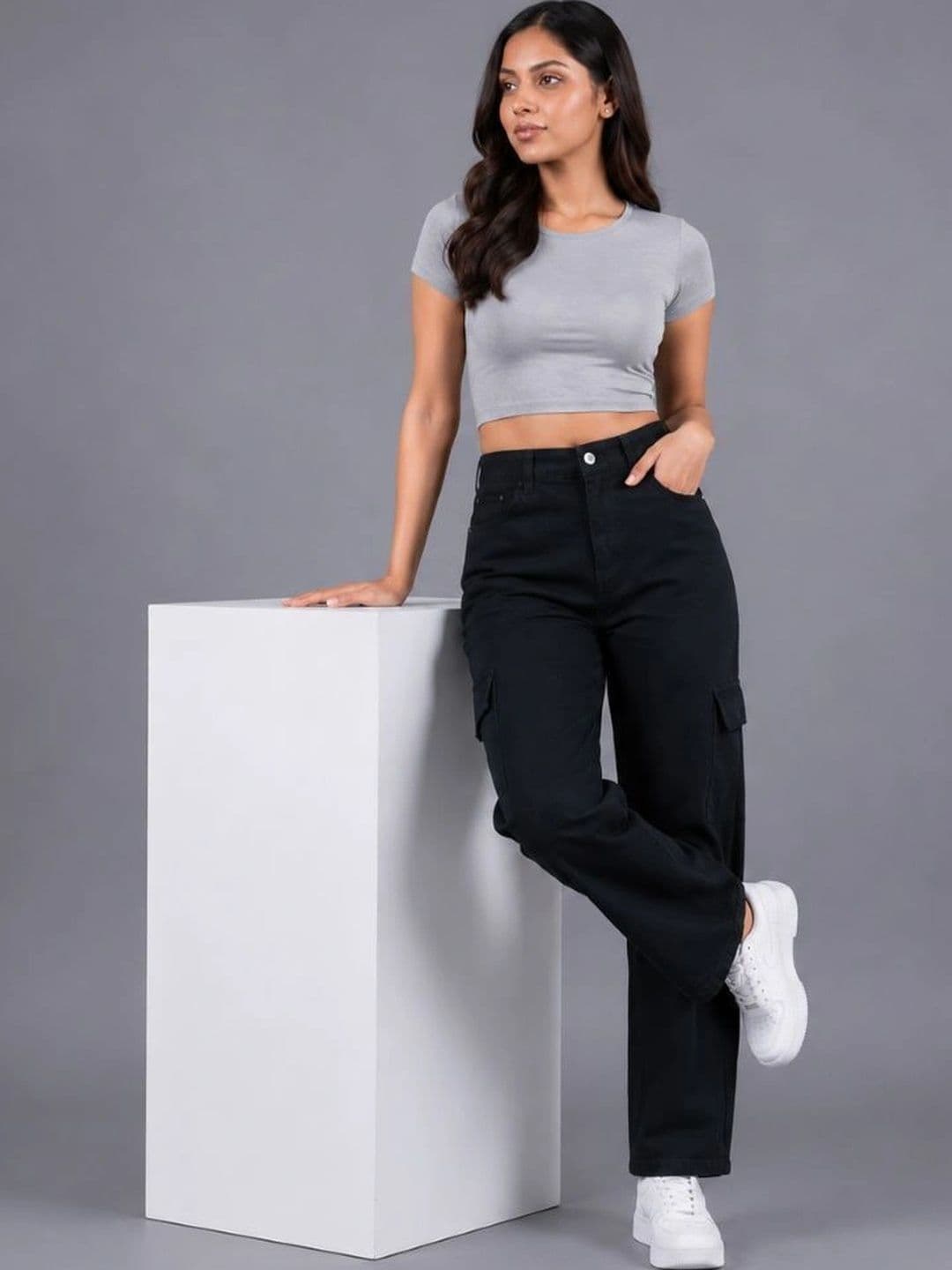 COMFITS Women Classic Regular Fit Mid-Rise Stretchable Jeans thumbnail 2