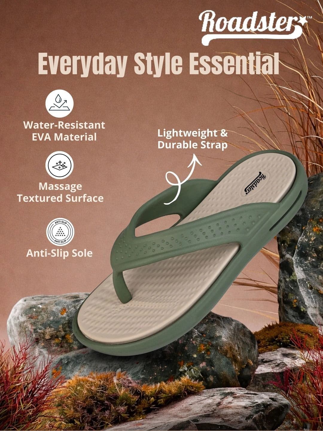 Roadster Men Thong Flip-Flops thumbnail 7