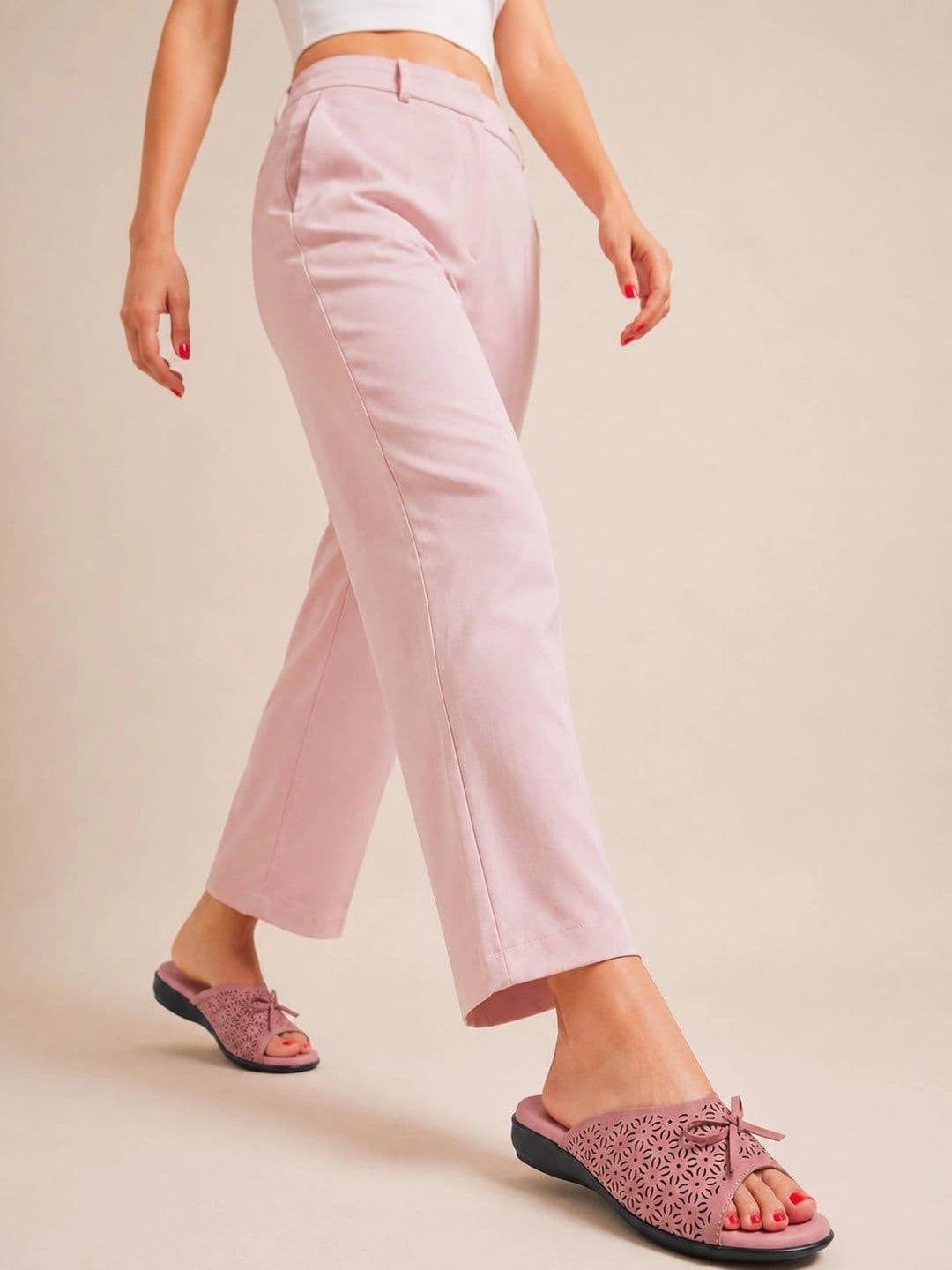 CORSICA Women Textured Open Toe Flats with Bows thumbnail 6